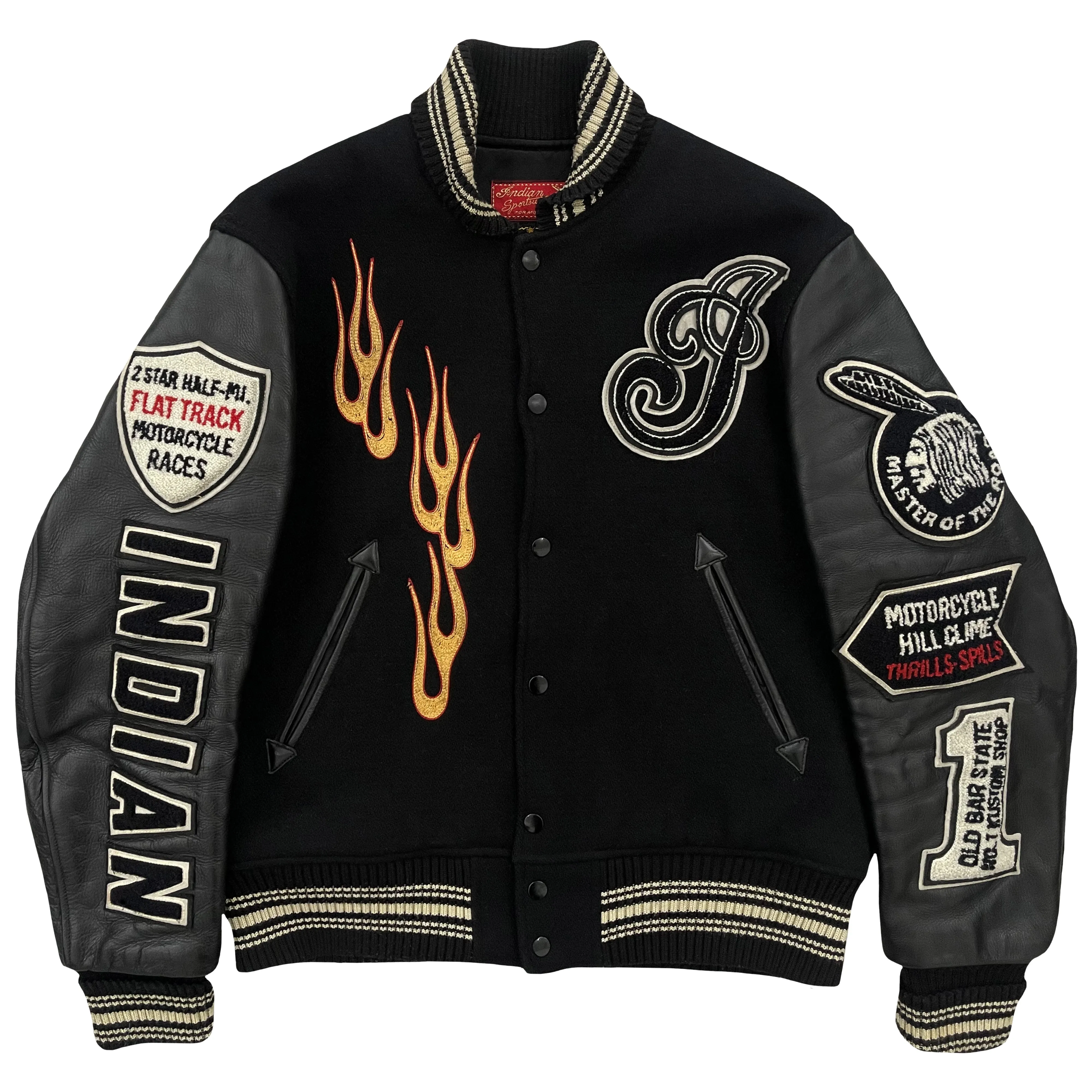 Indian Motorcycle Varsity Jacket - L