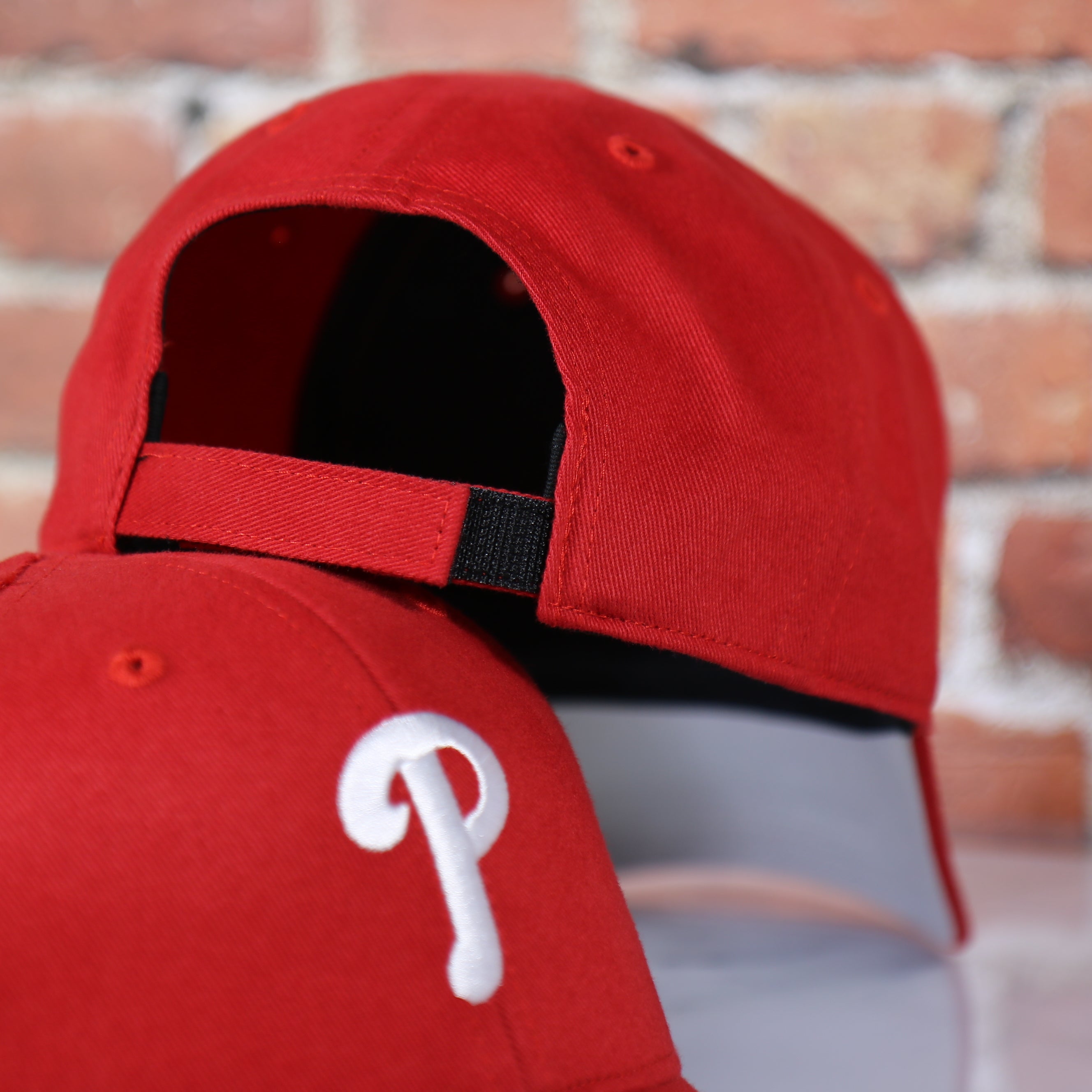 Infant Philadelphia Phillies Gray Bottom Dad Hat | Red Infant Dad Hat