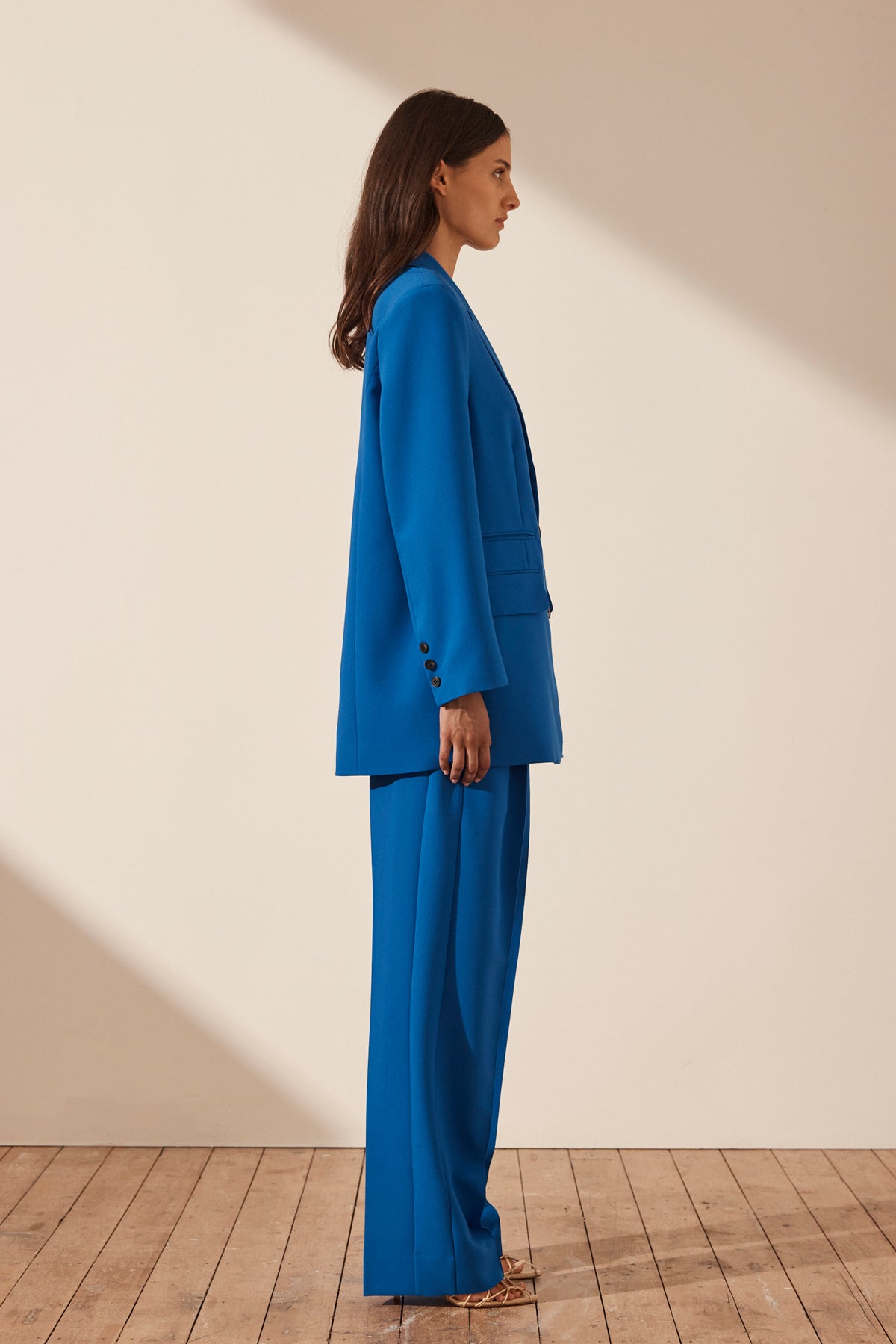 Irena Oversized Blazer - Cobalt