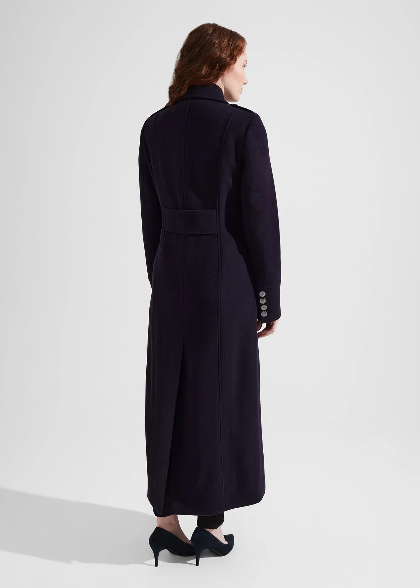 Iris Italian Wool Maxi Coat 