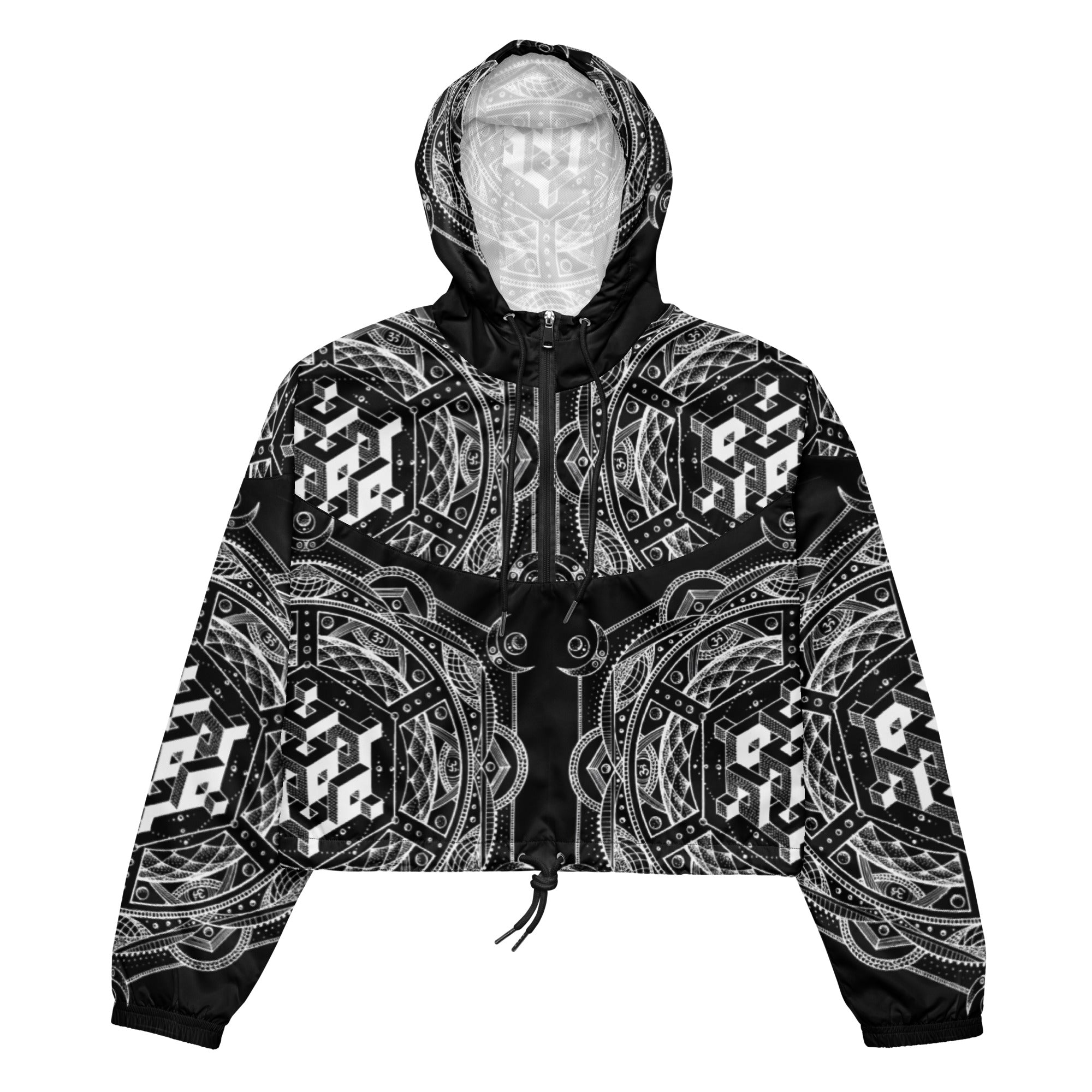 ISOMETRIC REALITY CROPPED WINDBREAKER