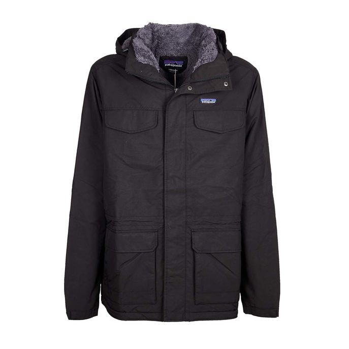 ISTHMUS PARKA WITH TEDDY LINING Man Black