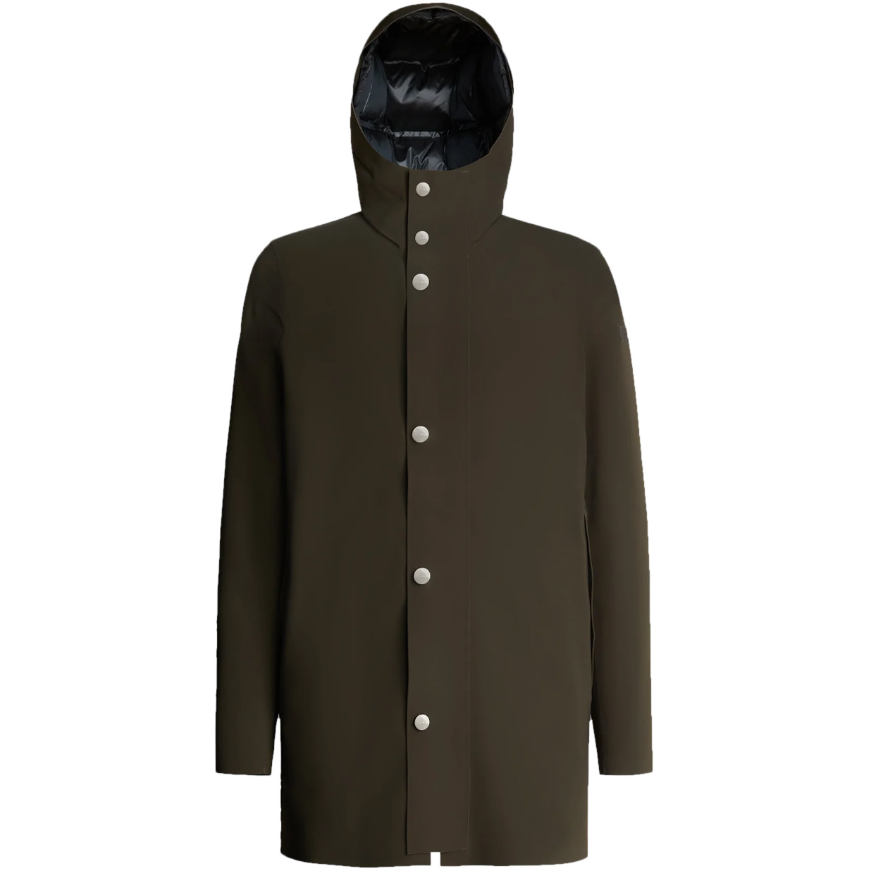 JACKET DOWN UNDER PARKA TAGLIO LASER Uomo Verde Militare