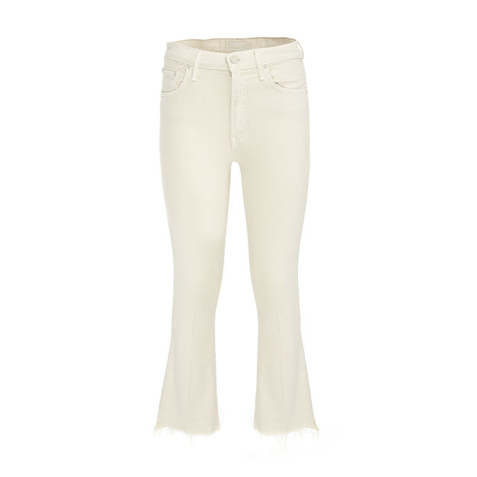 JEANS 5T THE INSIDER CROP STEP FRAY Woman Civchalkivory