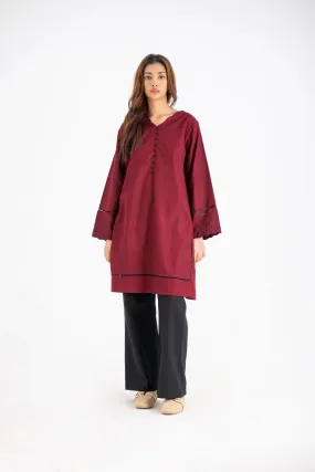 KHADDAR EMBROIDERED KURTA