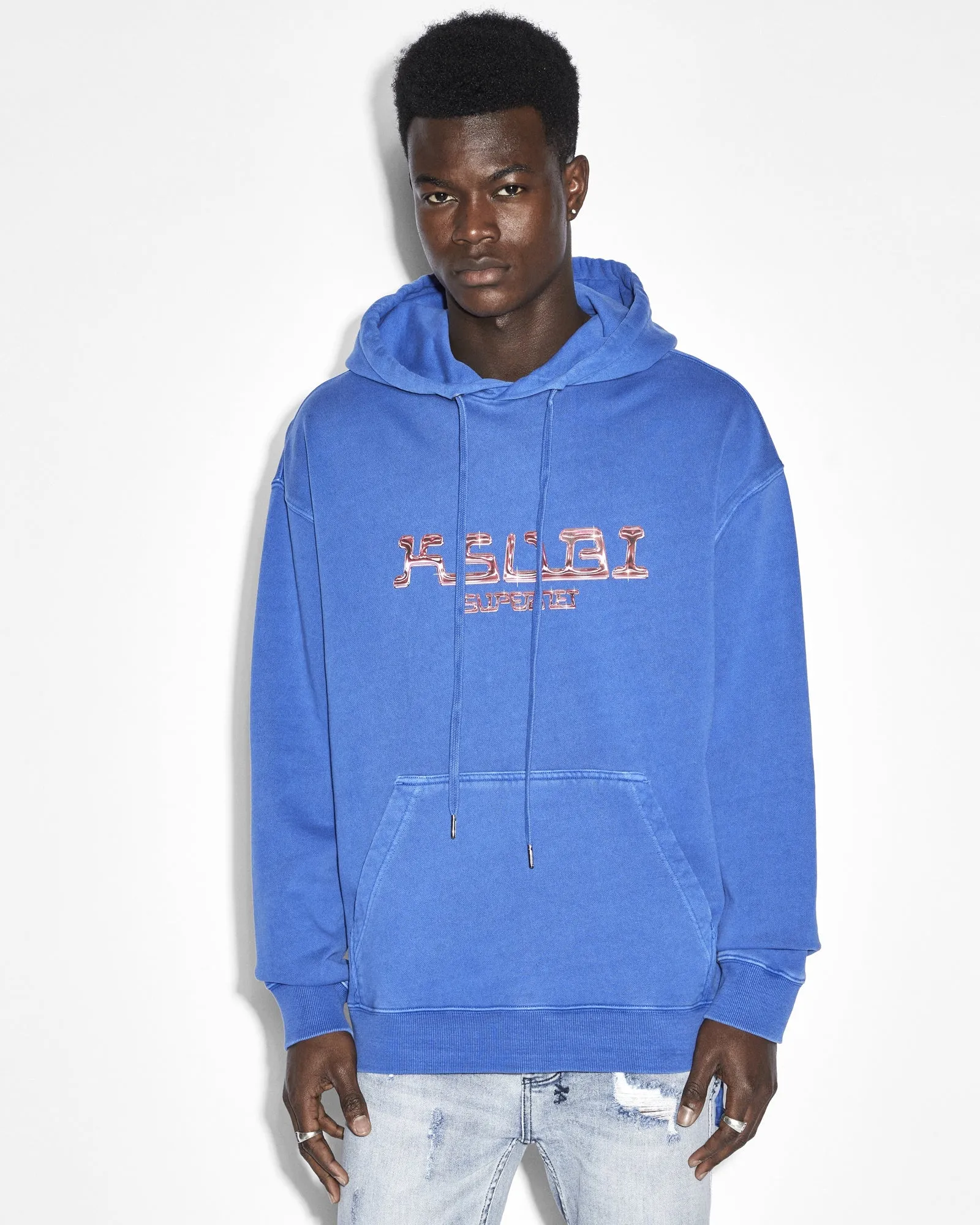 Ksubi Supernet Biggie Hoodie Cobalt