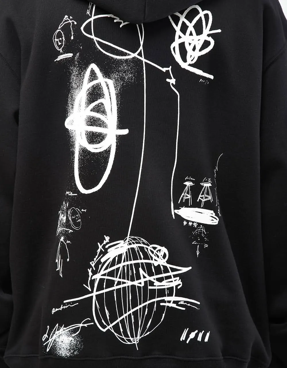 Last Resort AB x Julian Smith Expando Pullover Hoodie - Black/White