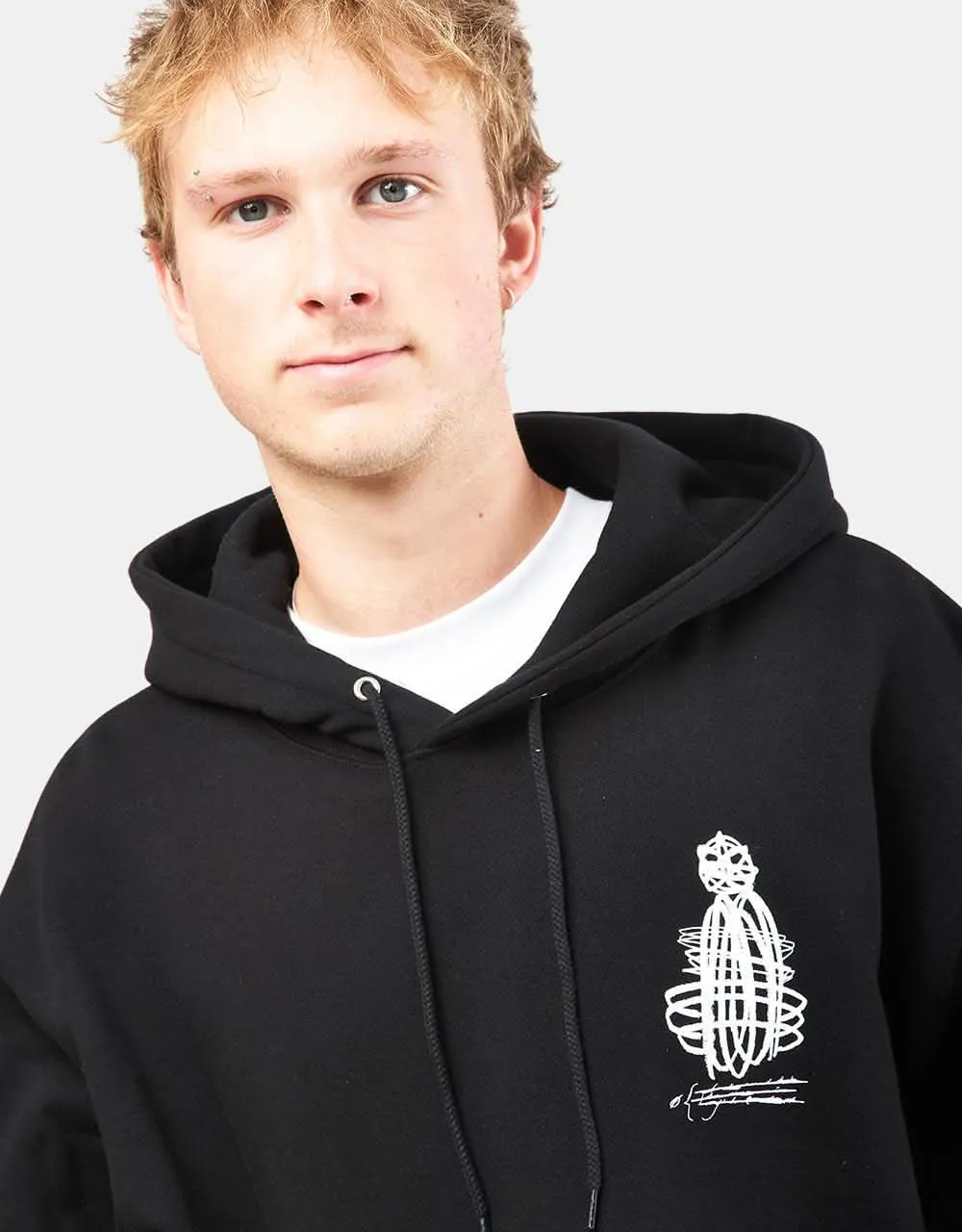 Last Resort AB x Julian Smith Expando Pullover Hoodie - Black/White