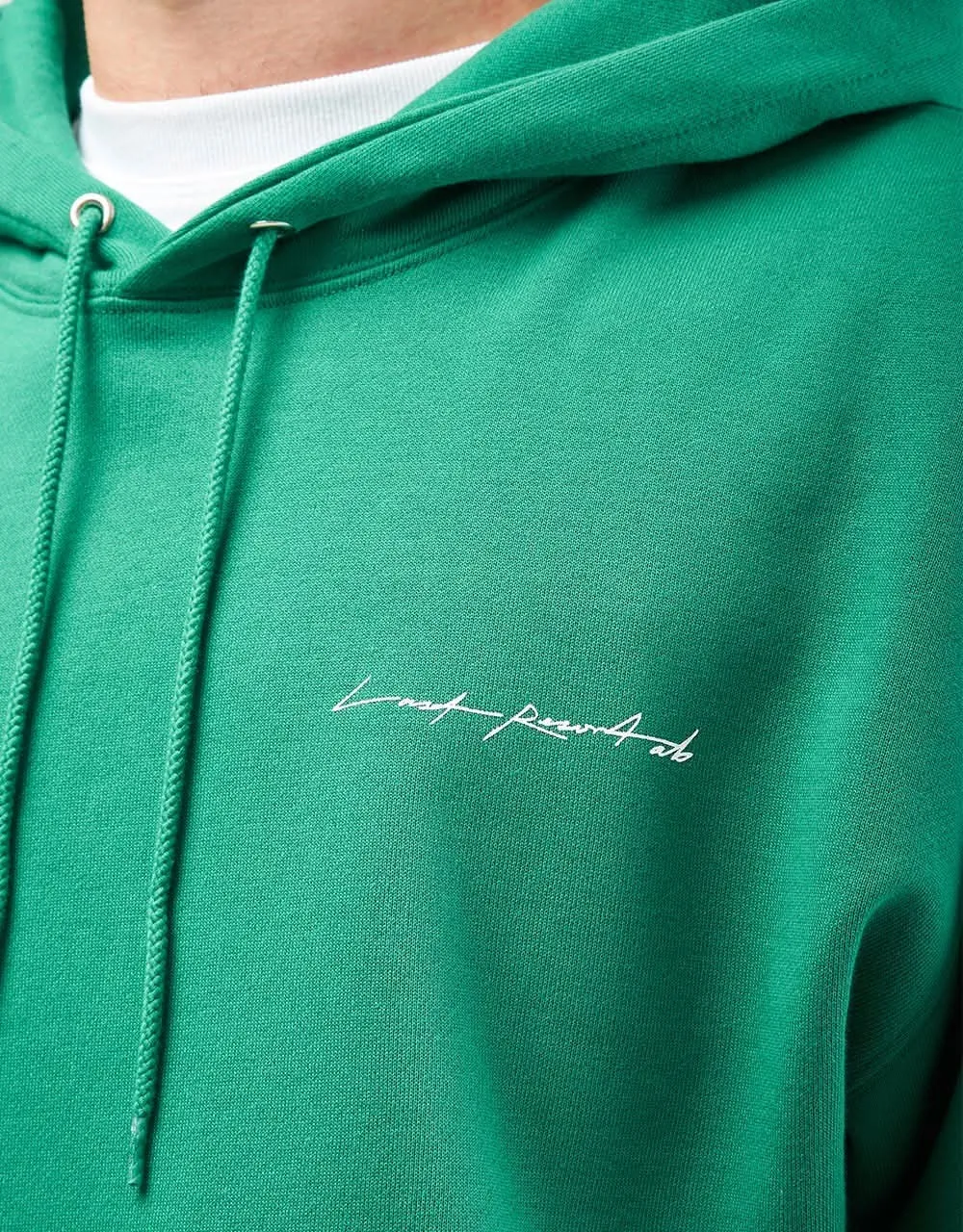 Last Resort AB x Julian Smith Heads Pullover Hoodie - Kelly Green/White