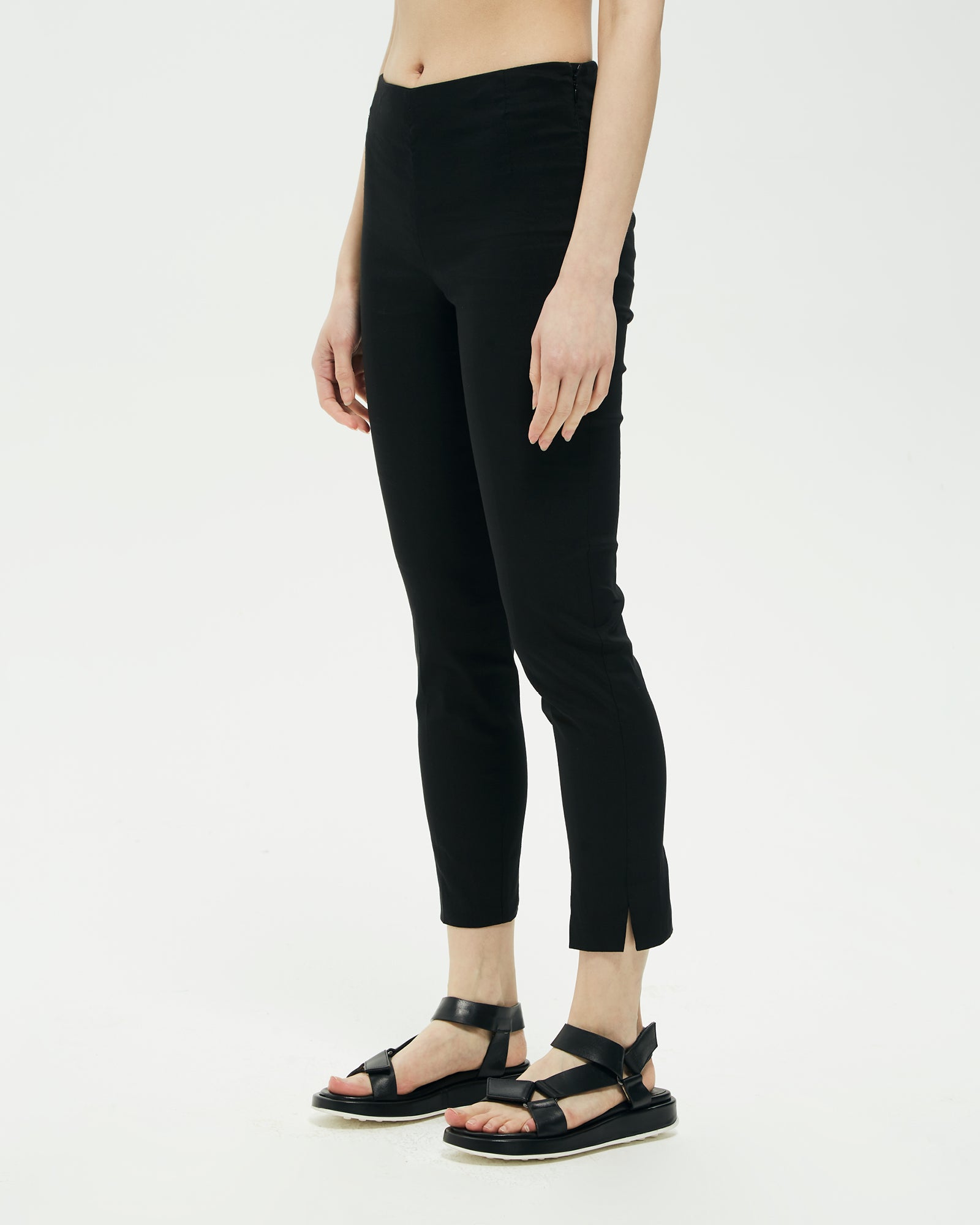 Leggings in lino stretch di viscosa