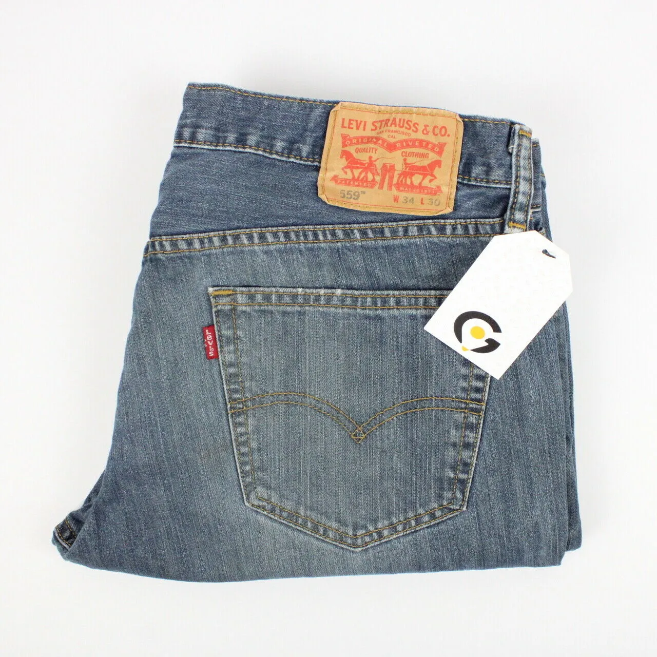 LEVIS 559 Jeans Mid Blue | W34 L30