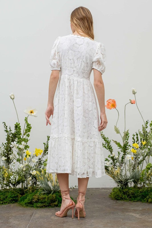 Lexington Lace Midi Dress