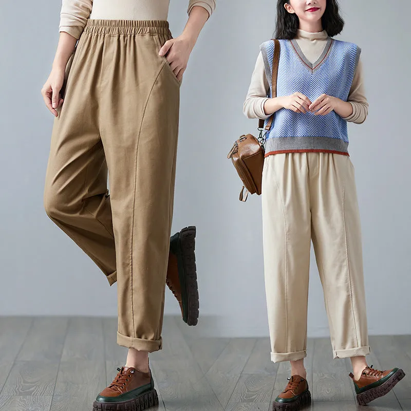 Linen Harem Pants