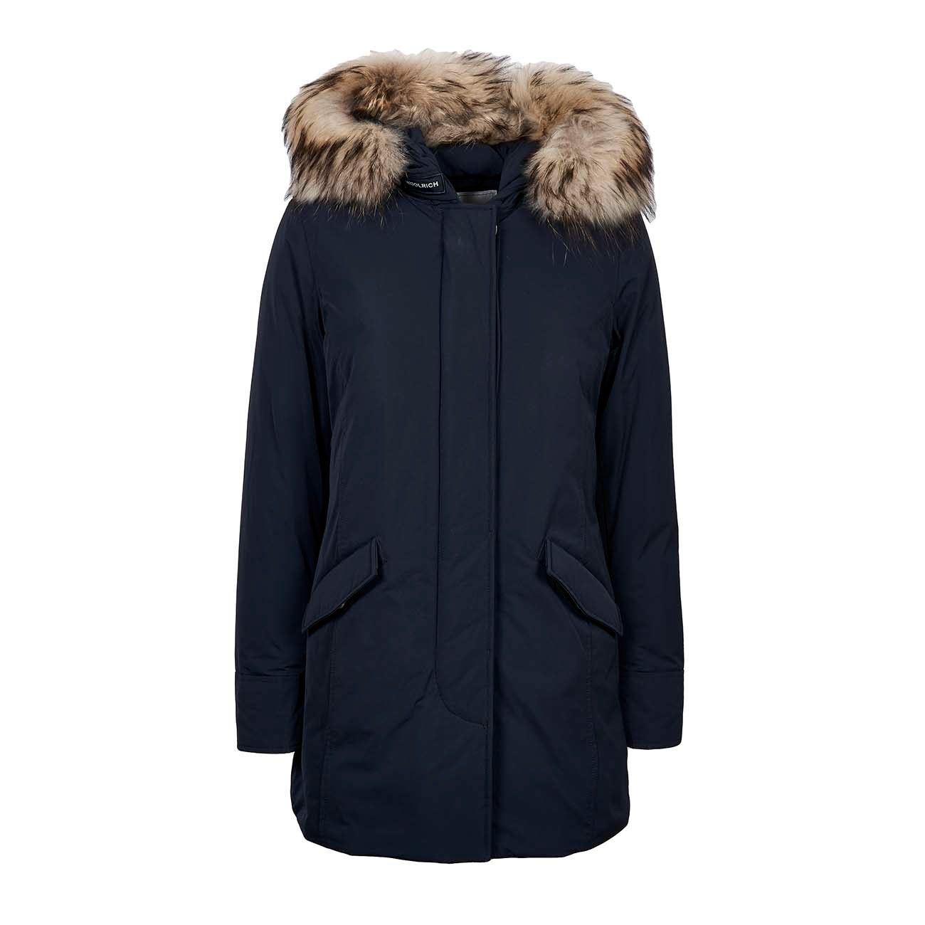 LUXURY ARCTIC PARKA IN NYLON CON CAPPUCCIO FISSO Donna Blu scuro