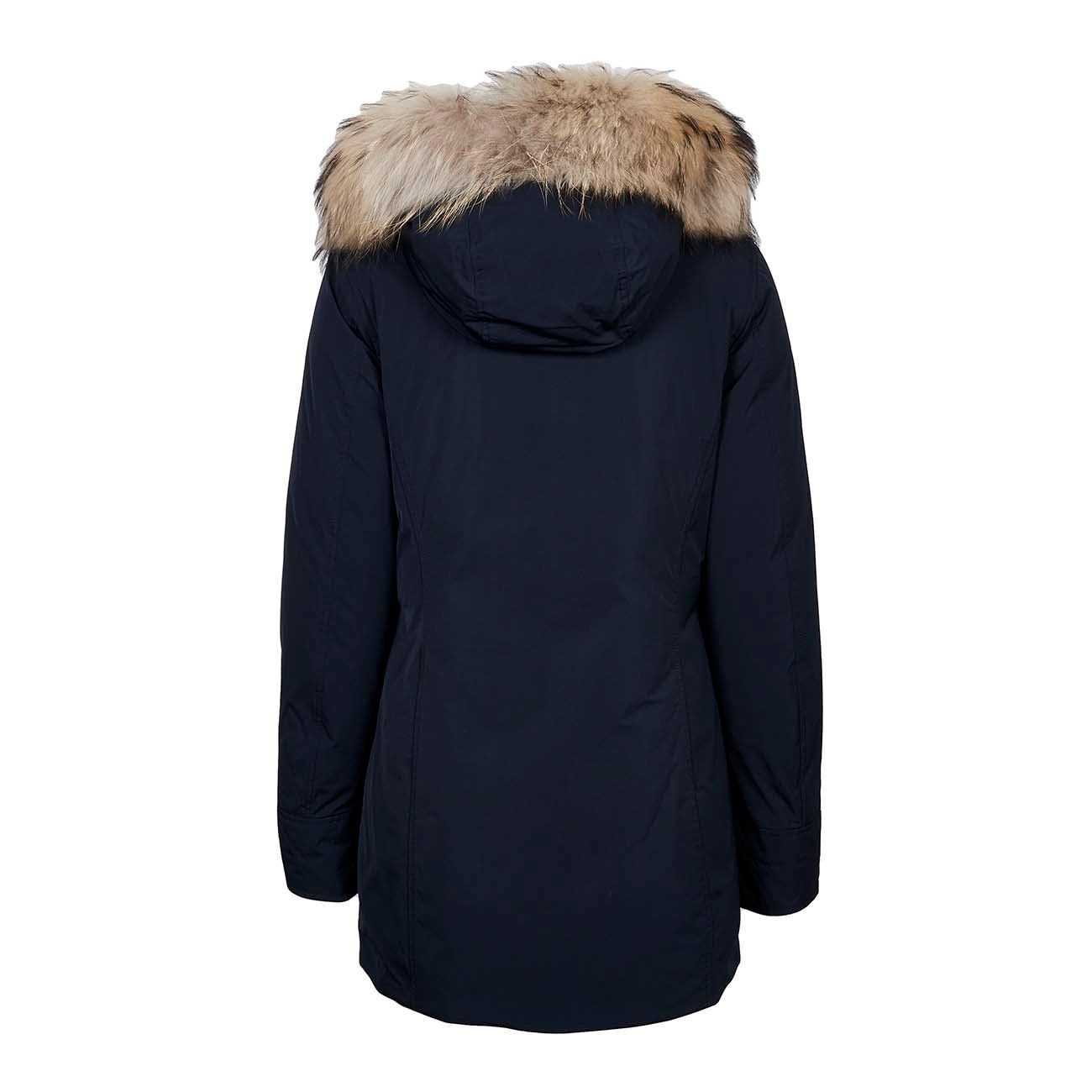 LUXURY ARCTIC PARKA IN NYLON CON CAPPUCCIO FISSO Donna Blu scuro