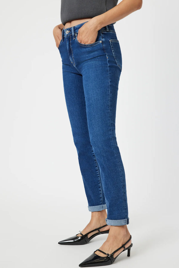 Mavi Kathleen Mid Rise Slim Boyfriend Jean