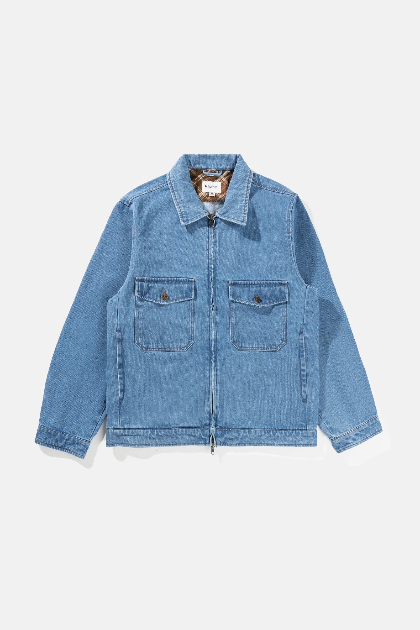 Mechanic Denim Jacket Washed Indigo