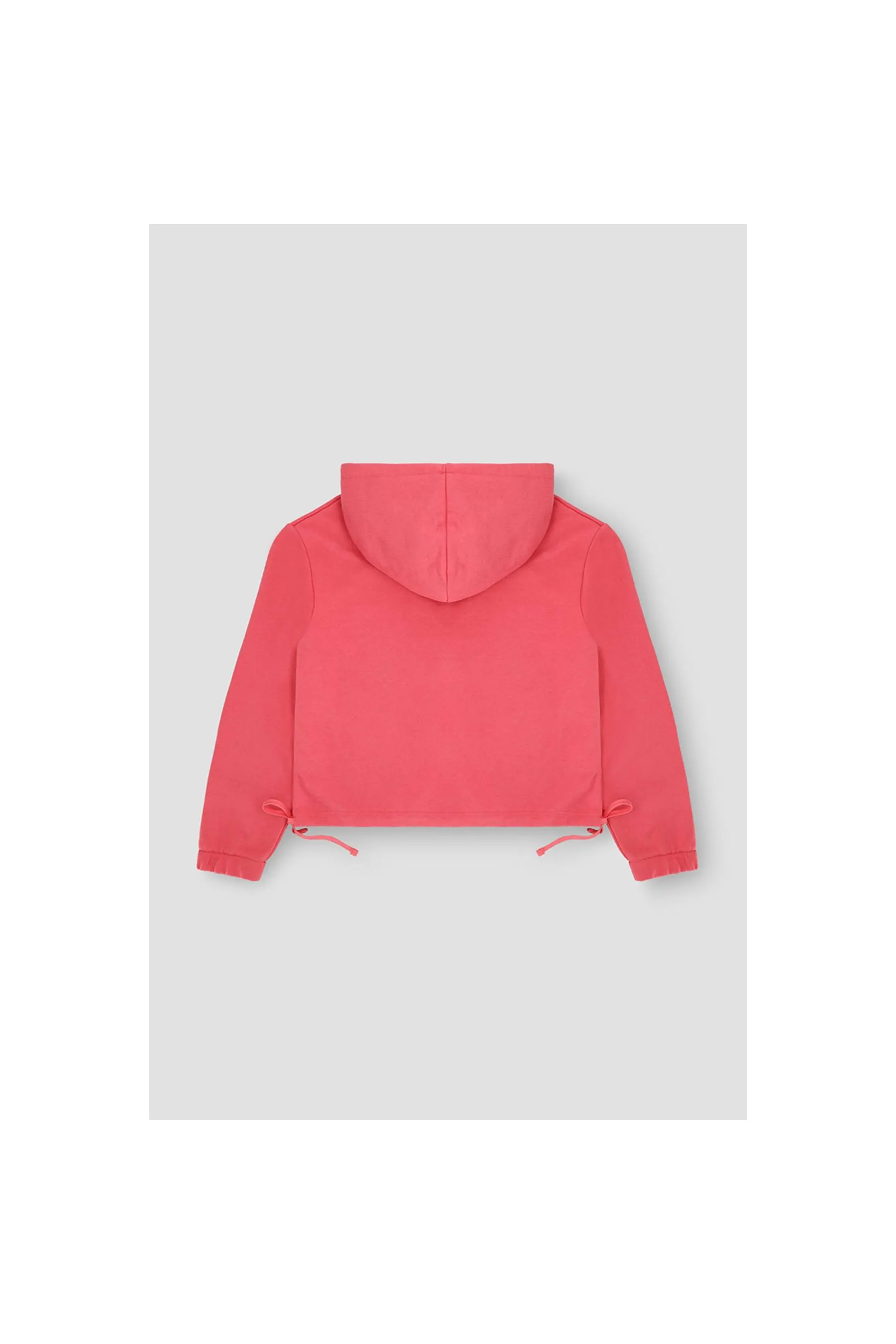 MEME Solid Zipper Closure Hoodie Pink Women Hoodies