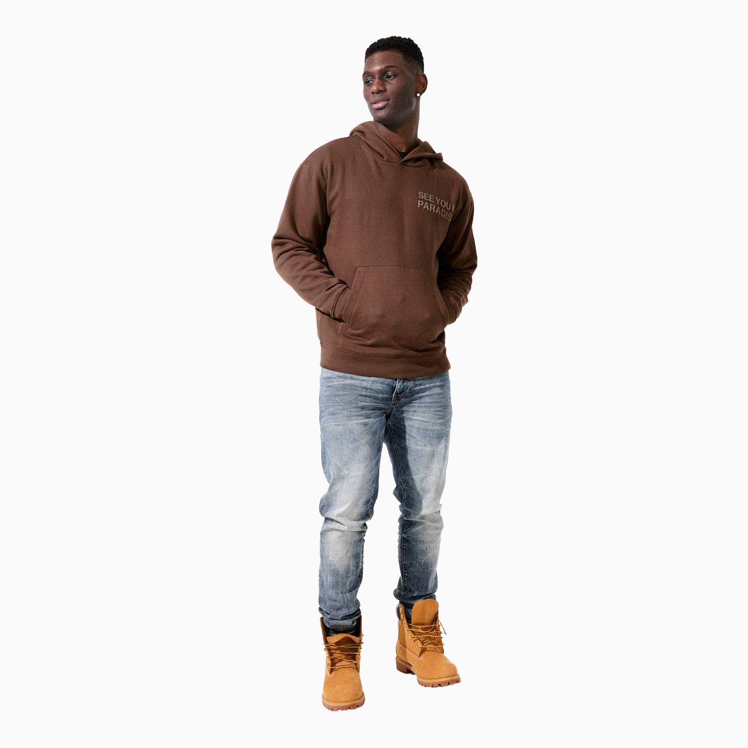 Men's Paradise Tonal Pull Over Hoodie