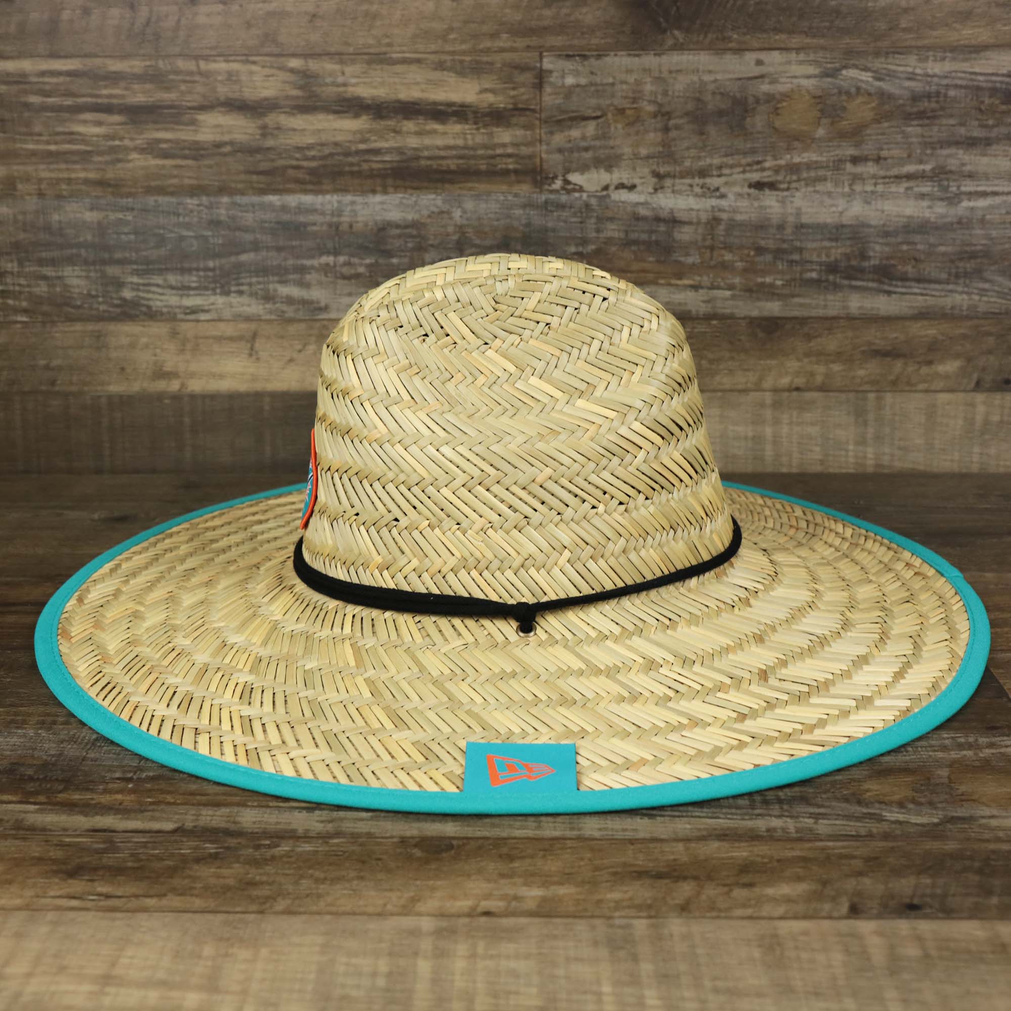 Miami Dolphins On Field 2022 Summer Training Straw Hat | New Era OSFM