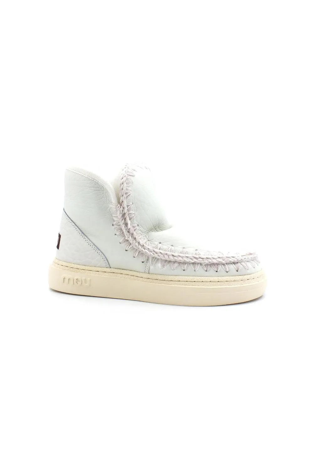 MOU Eskimo Sneaker Bold Stivaletto Pelo Nubuk White