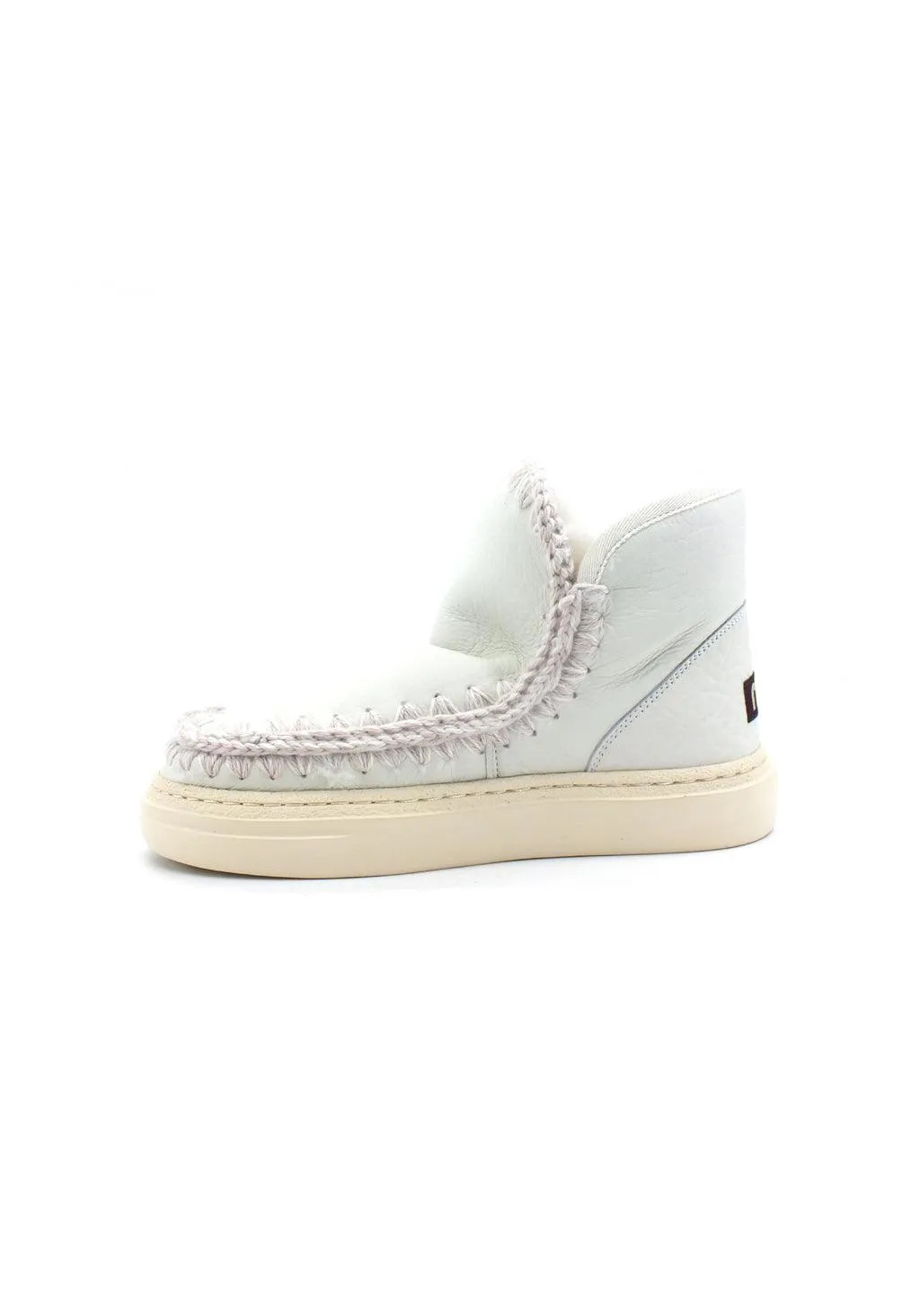 MOU Eskimo Sneaker Bold Stivaletto Pelo Nubuk White