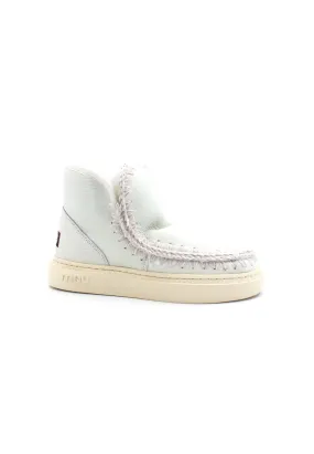 MOU Eskimo Sneaker Bold Stivaletto Pelo Nubuk White