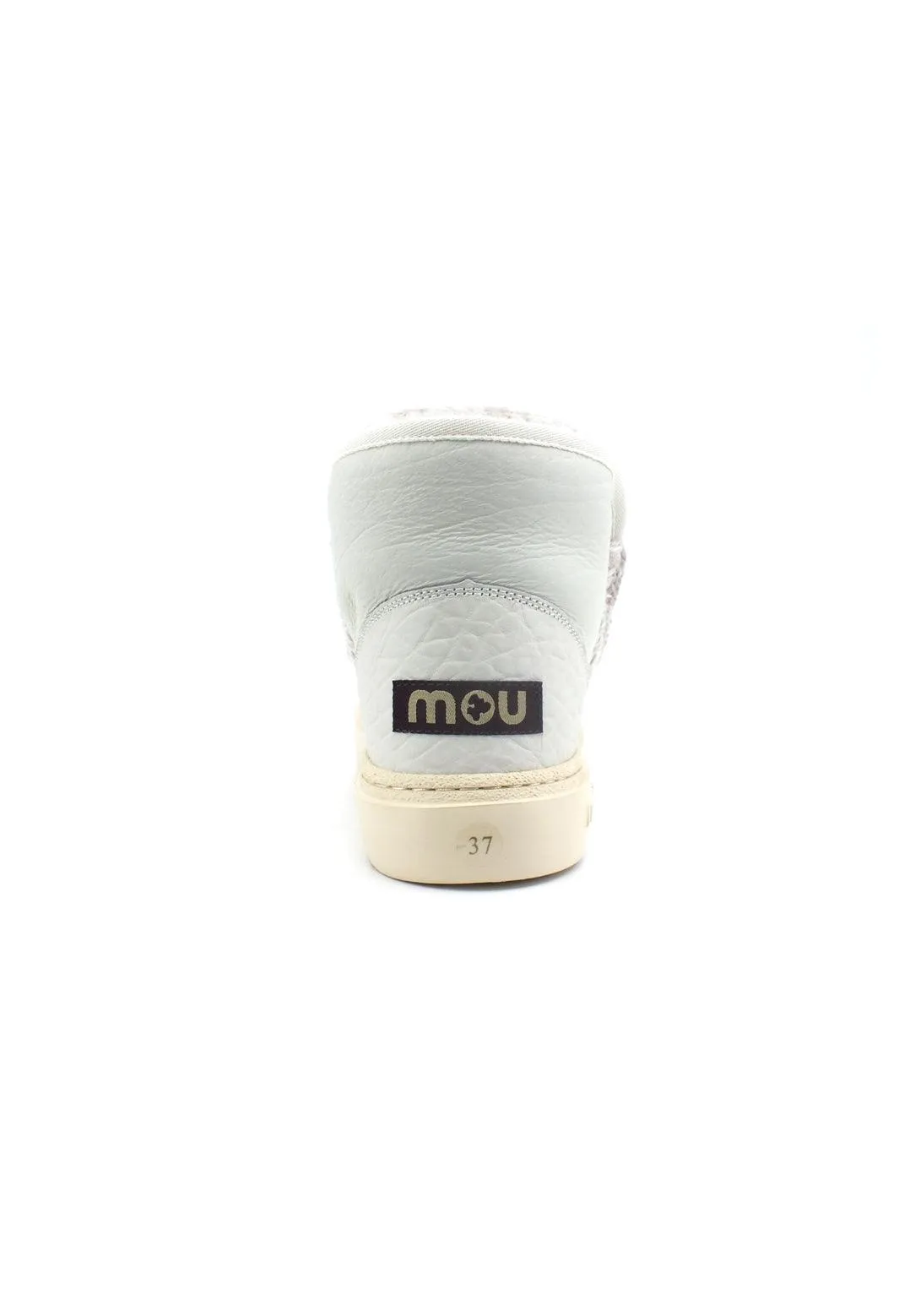 MOU Eskimo Sneaker Bold Stivaletto Pelo Nubuk White