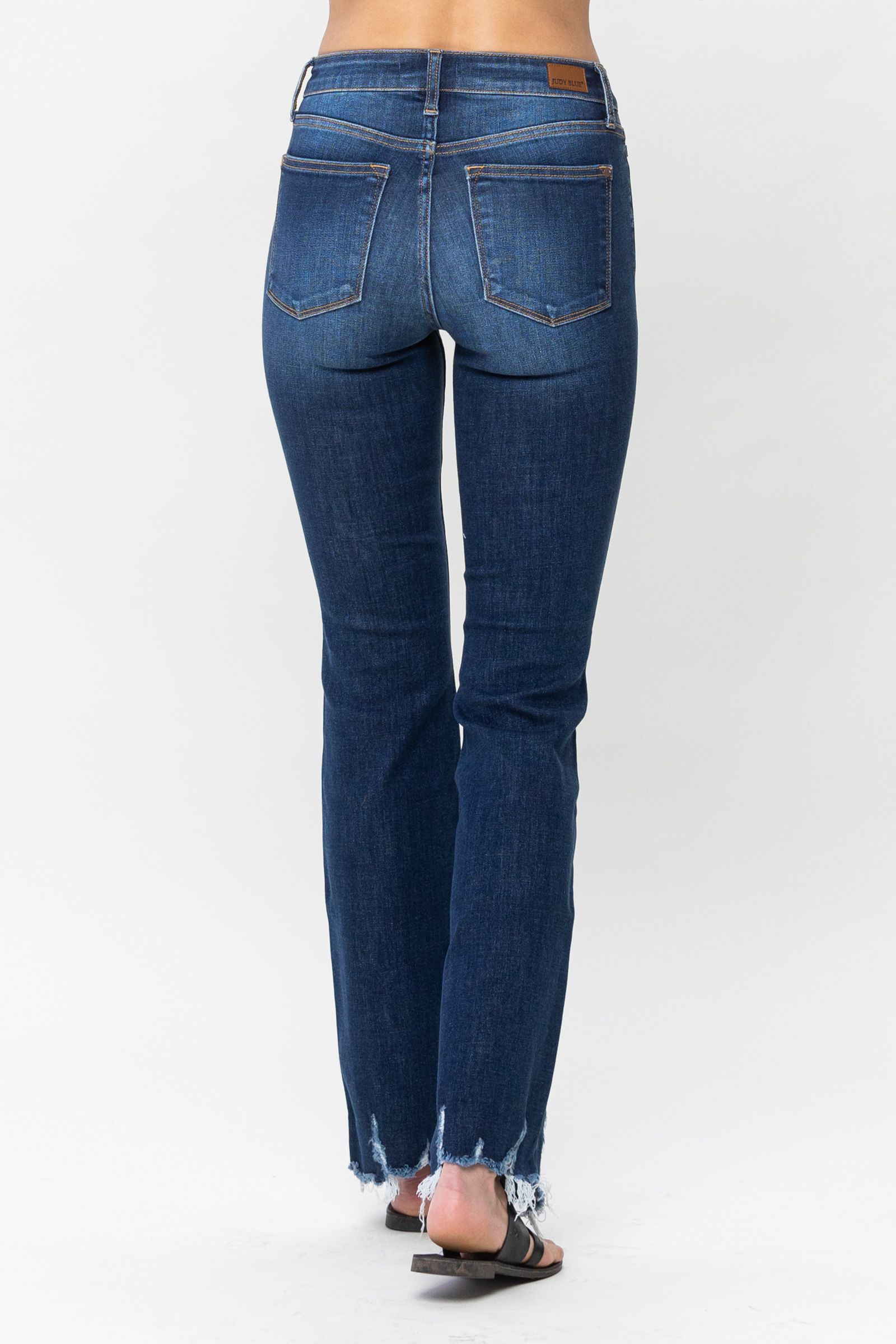 MR Non-Distressed Hem Bootcut Jeans