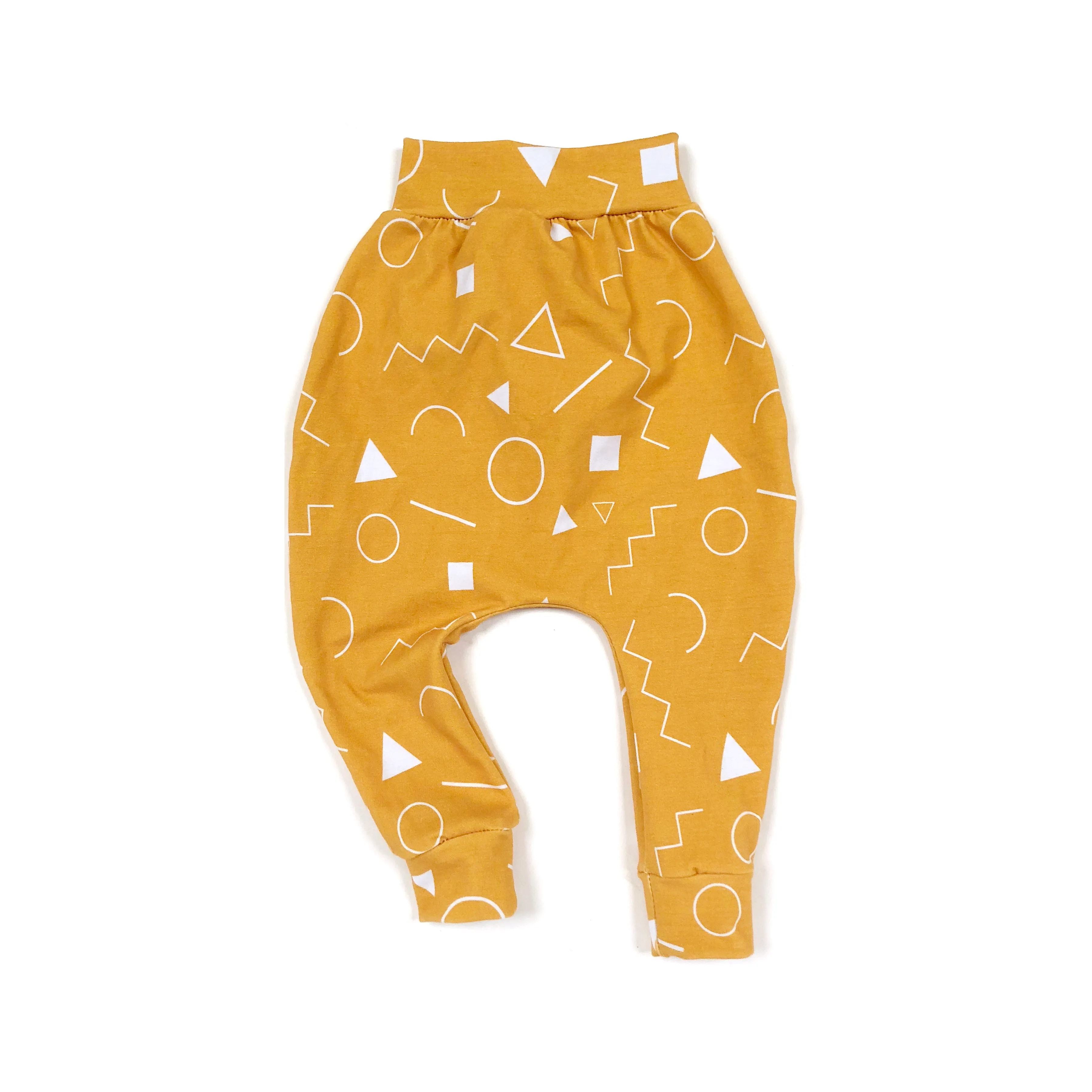 Mustard Geo Harem Pants - RTS