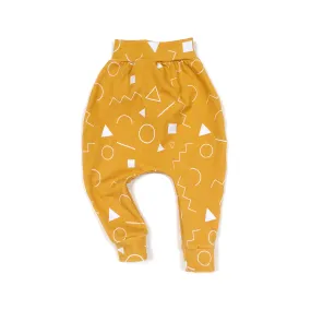 Mustard Geo Harem Pants - RTS