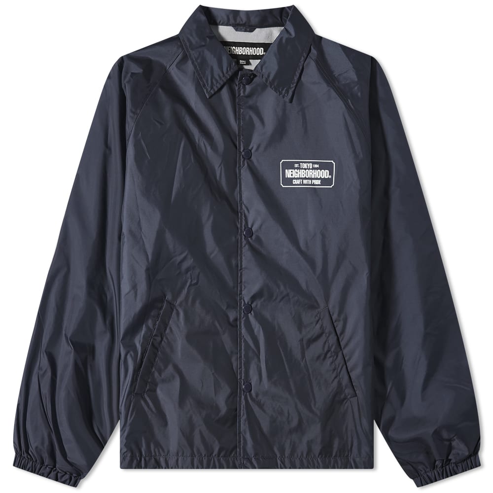 Neighborhood Windbreaker Logo JacketNavy