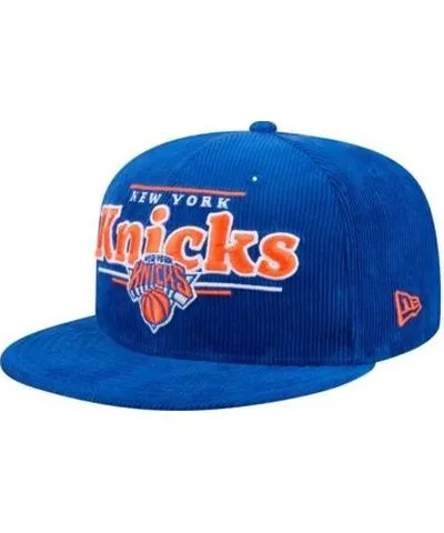 New Era Men's NBA New York Knicks Throwback Display Corduroy 9FIFTY Snapback Hat