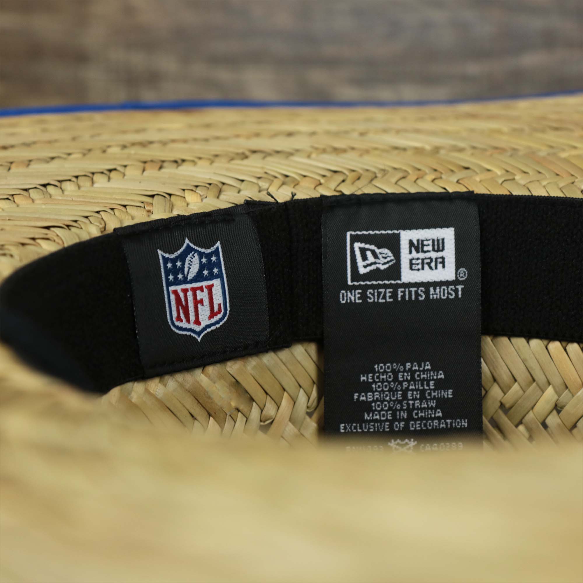 New York Giants On Field 2021/2022 Summer Training Straw Hat | New Era OSFM