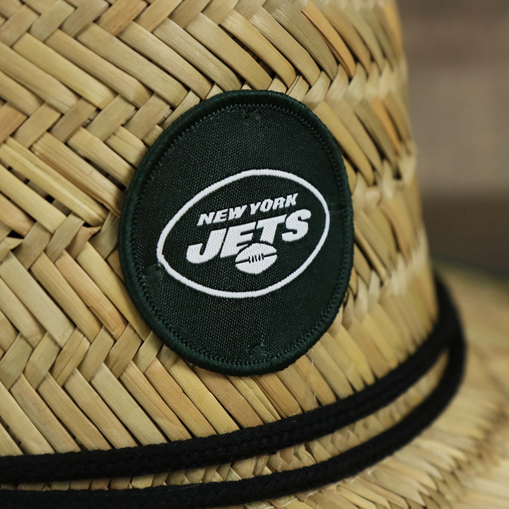 New York Jets On Field 2022 Summer Training Straw Hat | New Era OSFM