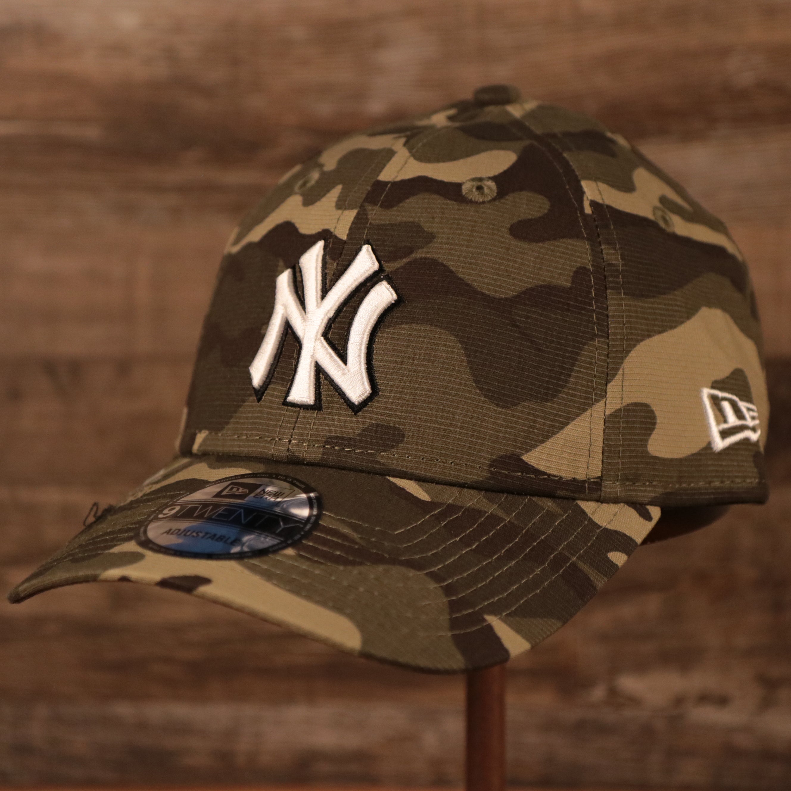 New York Yankees 2021 Armed Forces Day 920 Dad Hat | Woodland Camo 2021 Yankees Military Hat | 920 Dad Hat