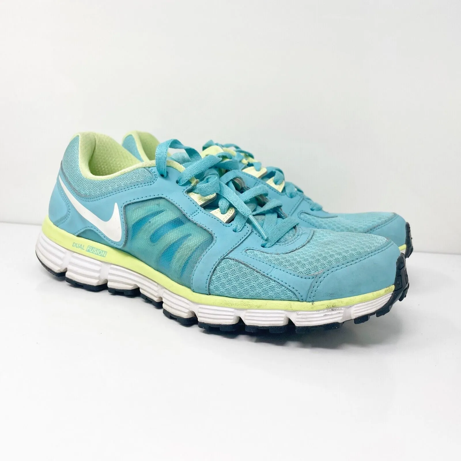 Nike Womens Dual Fusion ST 2 454240-400 Blue Running Shoes Sneakers Size 12