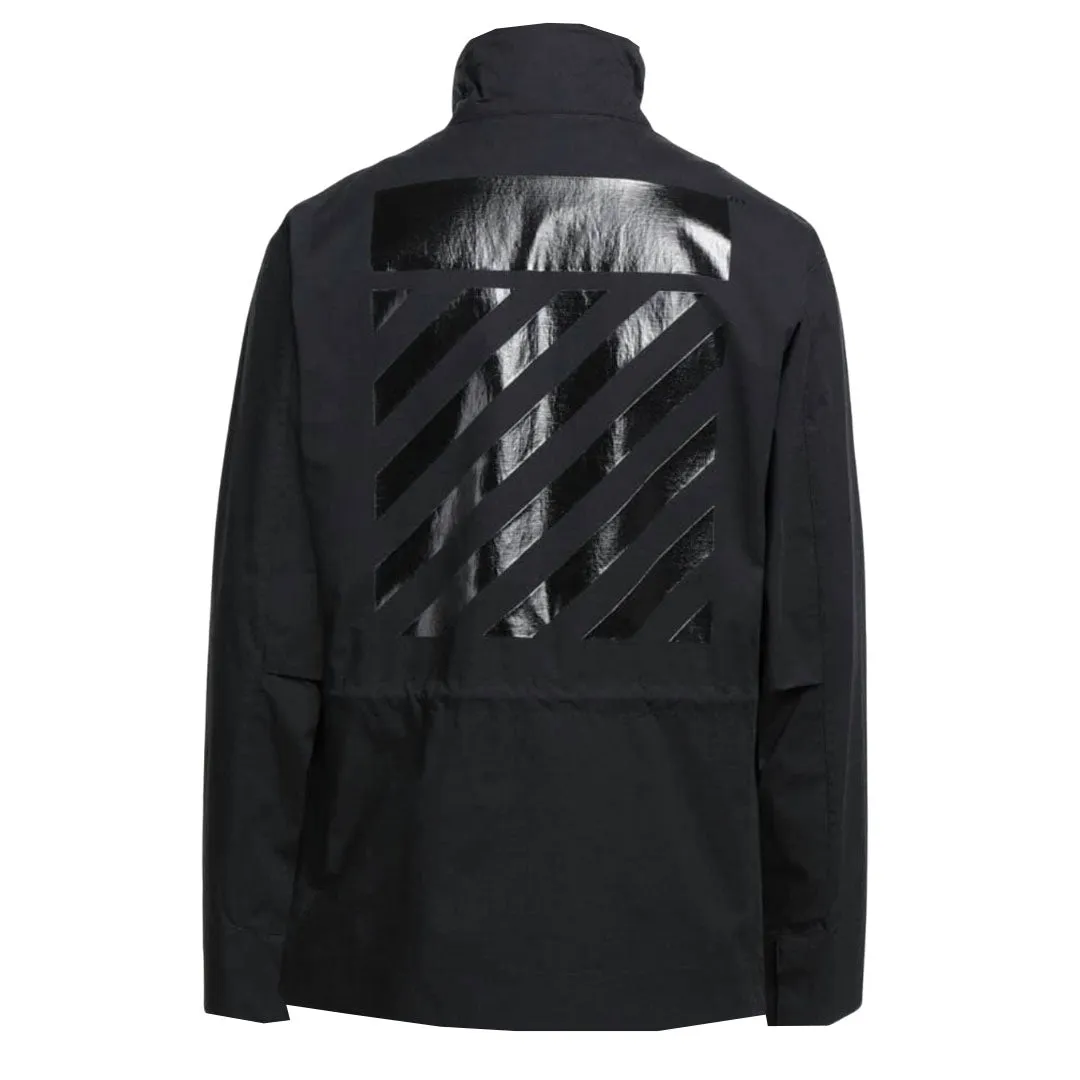 Off White Diag Tab Black Field Jacket