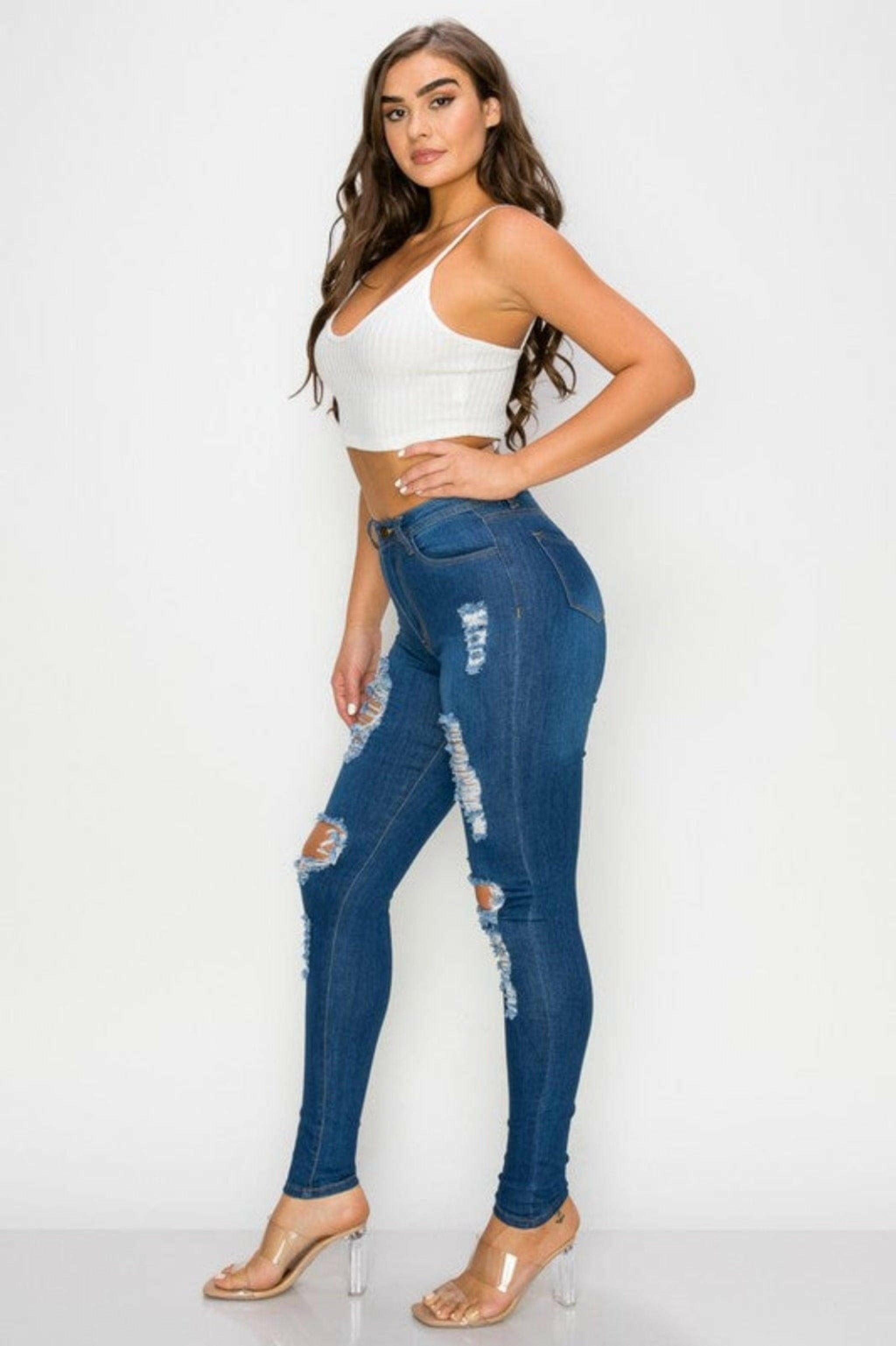 Ootd Vibes High Waisted Women Jeans