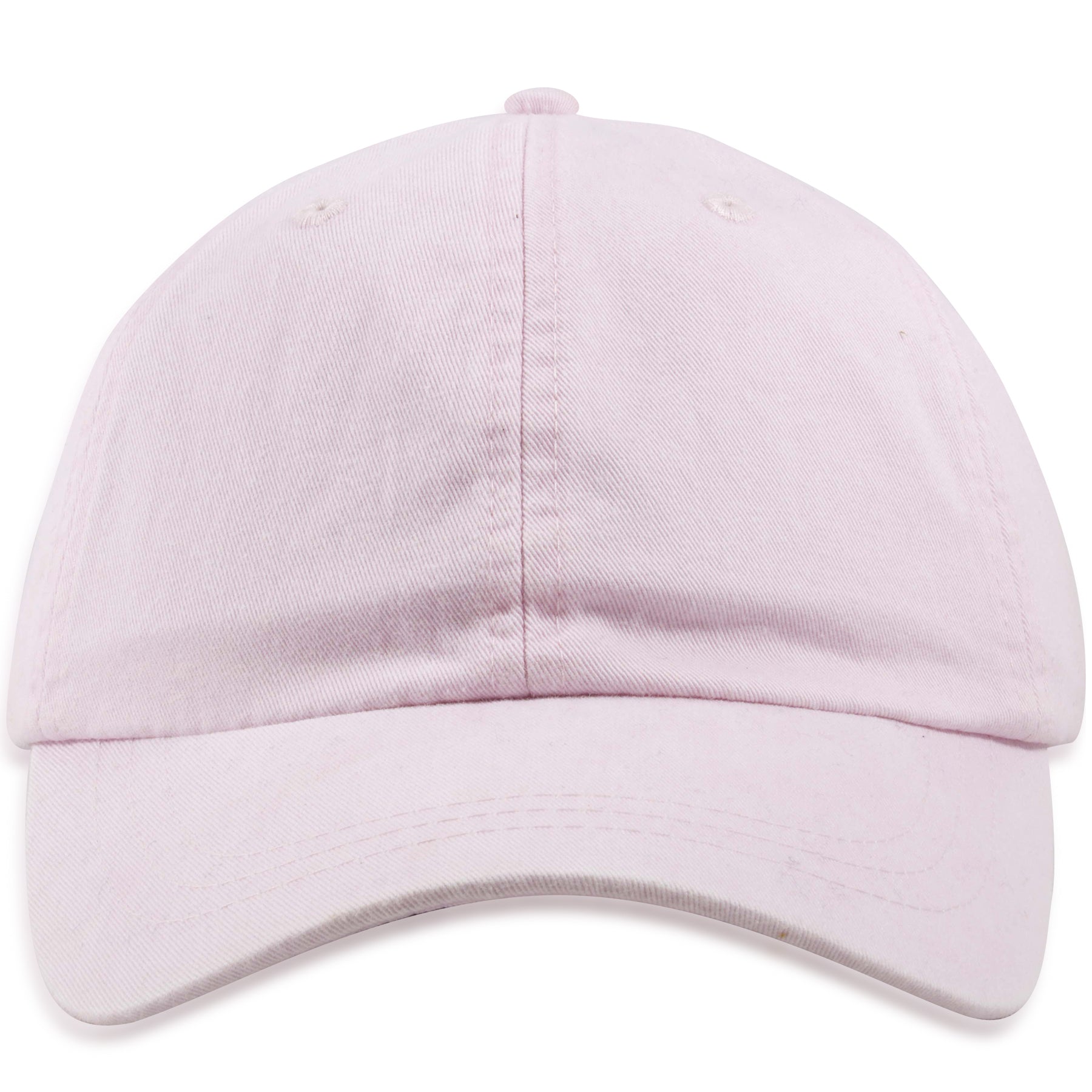 Pale Pink Blank Adjustable Cotton Baseball Cap