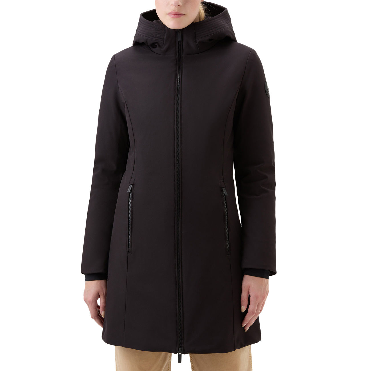 PARKA FIRTH Donna Nero