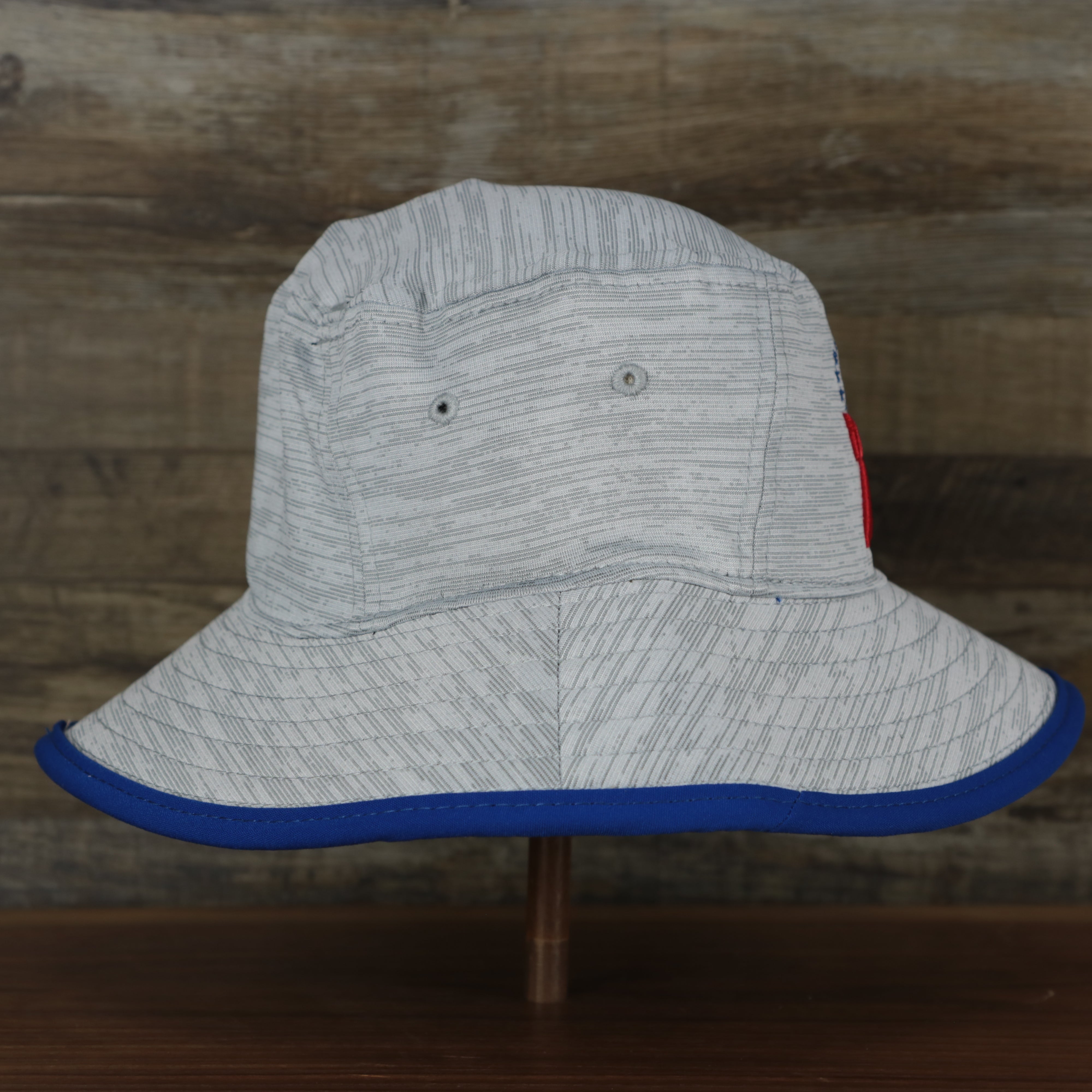 Philadelphia 76ers On-Court New Era Performance Bucket Hat | Gray