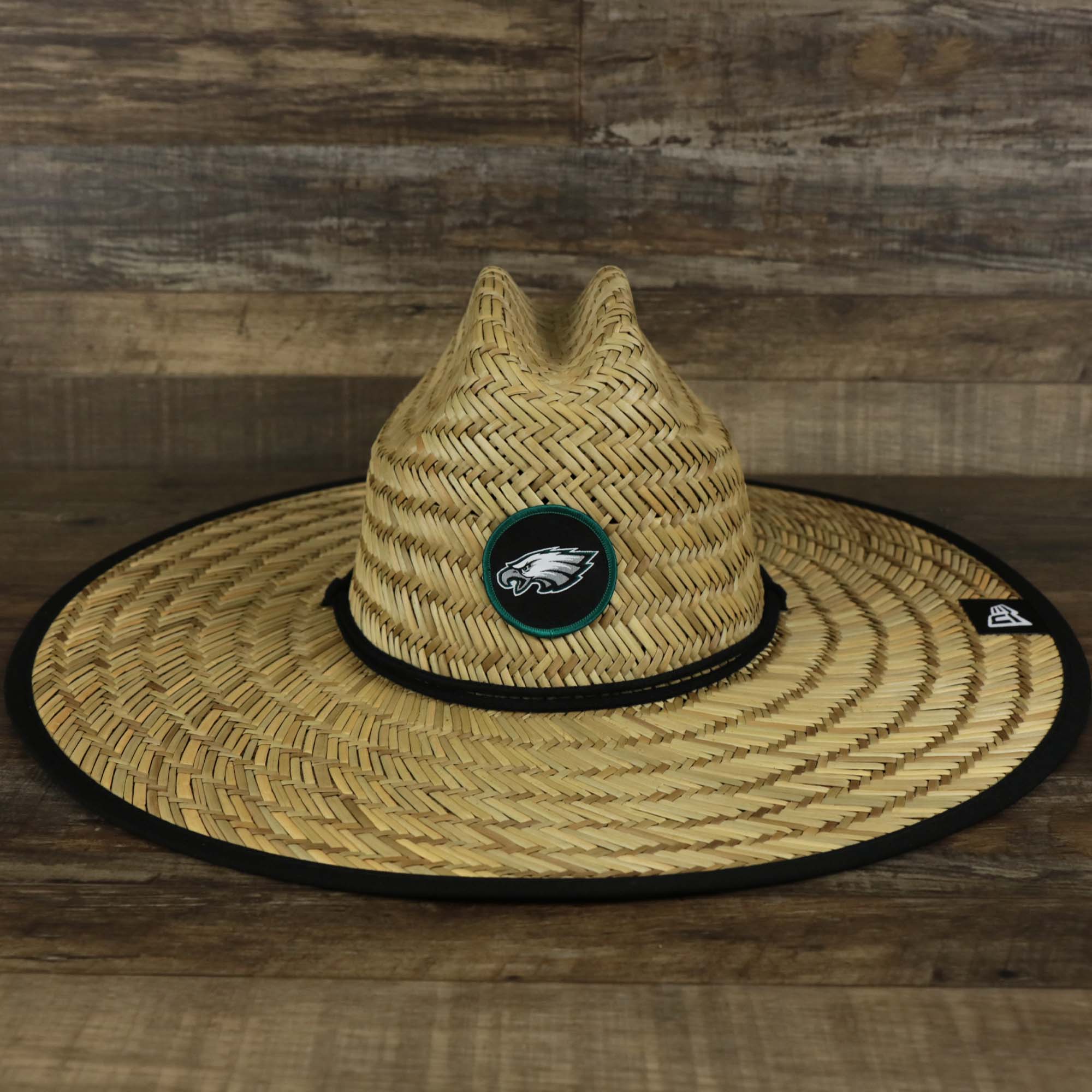 Philadelphia Eagles On Field 2022 Summer Training Straw Hat | New Era OSFM