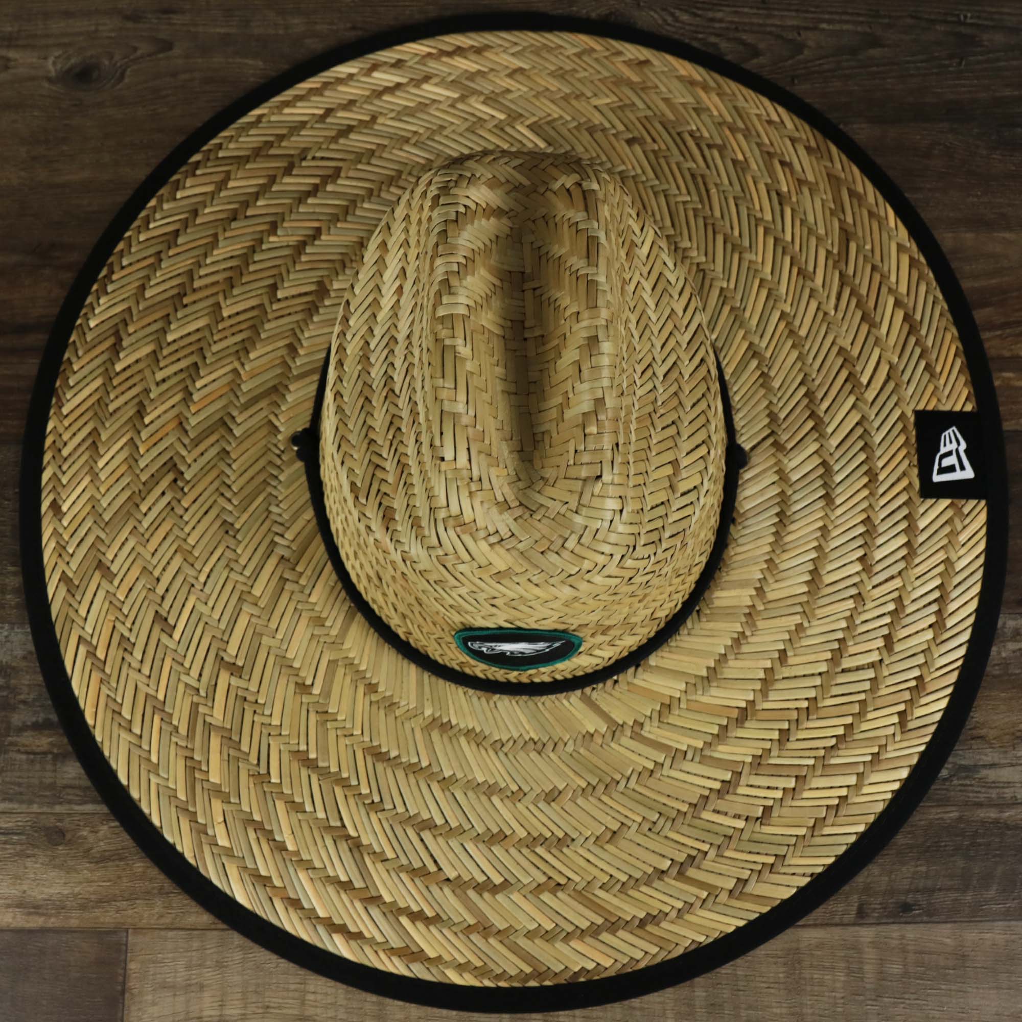 Philadelphia Eagles On Field 2022 Summer Training Straw Hat | New Era OSFM