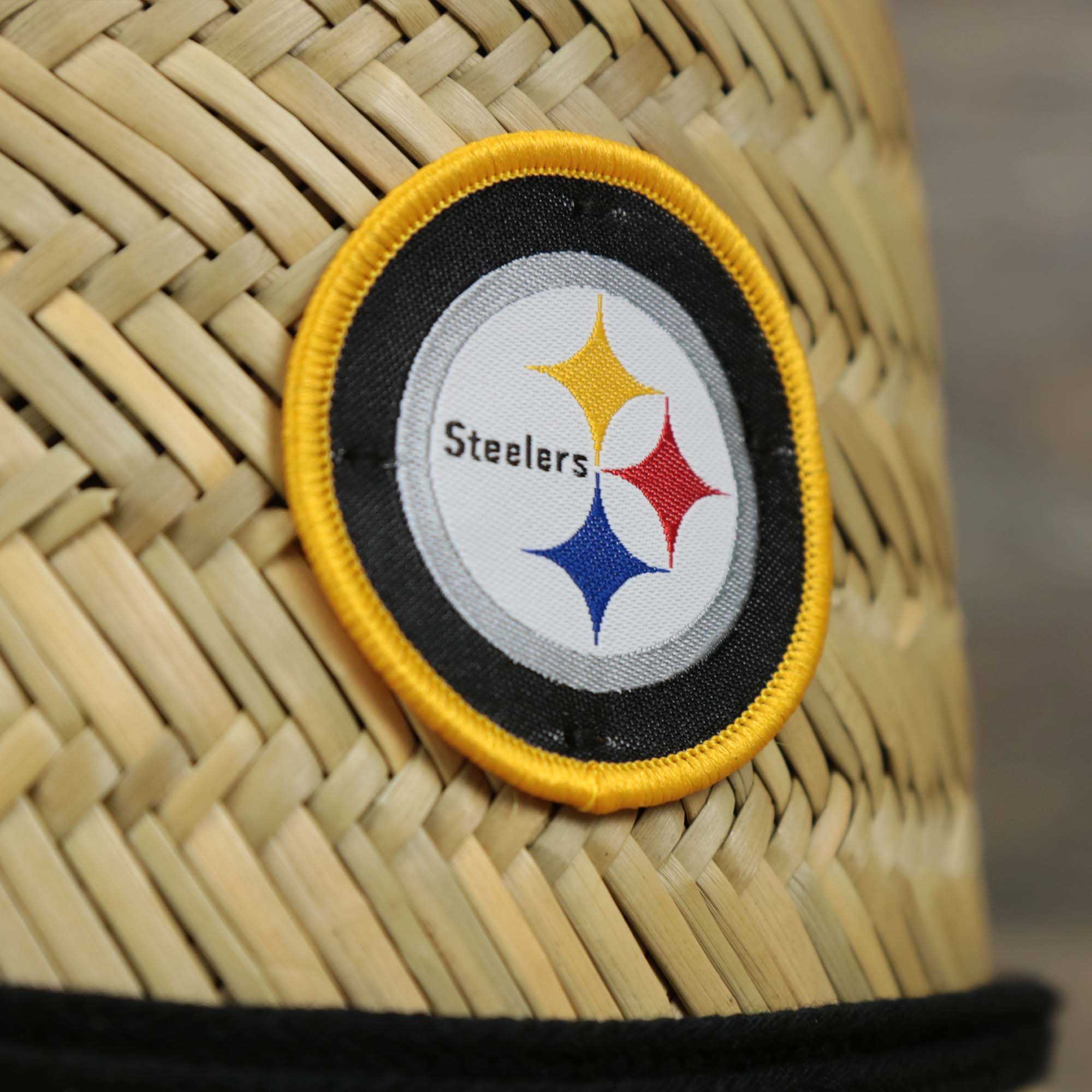 Pittsburgh Steelers On Field 2020/2021 Summer Training Straw Hat | New Era OSFM