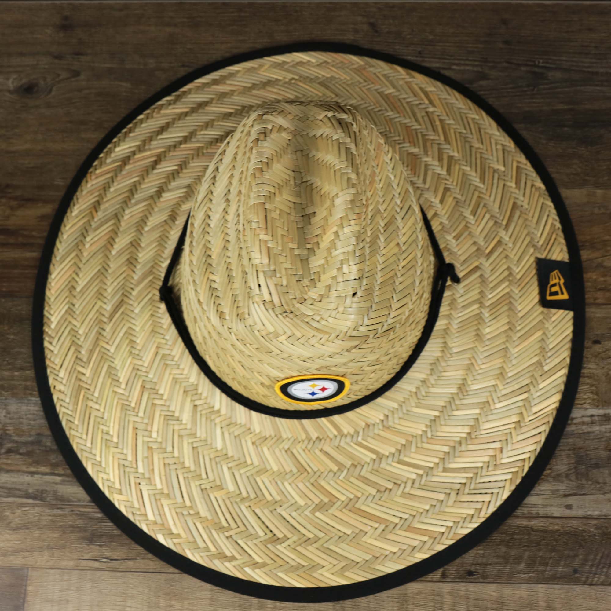 Pittsburgh Steelers On Field 2020/2021 Summer Training Straw Hat | New Era OSFM