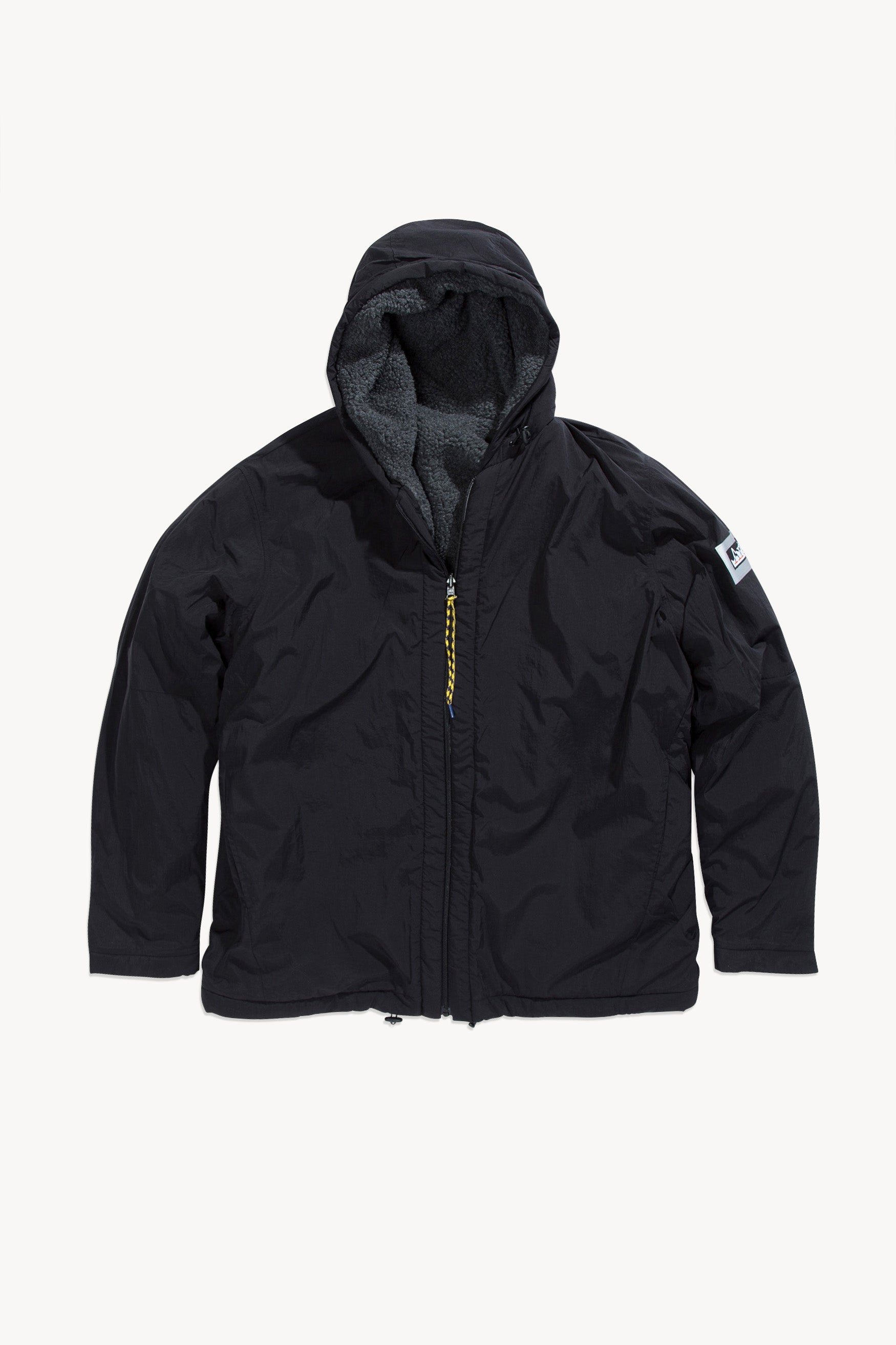 Reversible Plain Fleece Parka