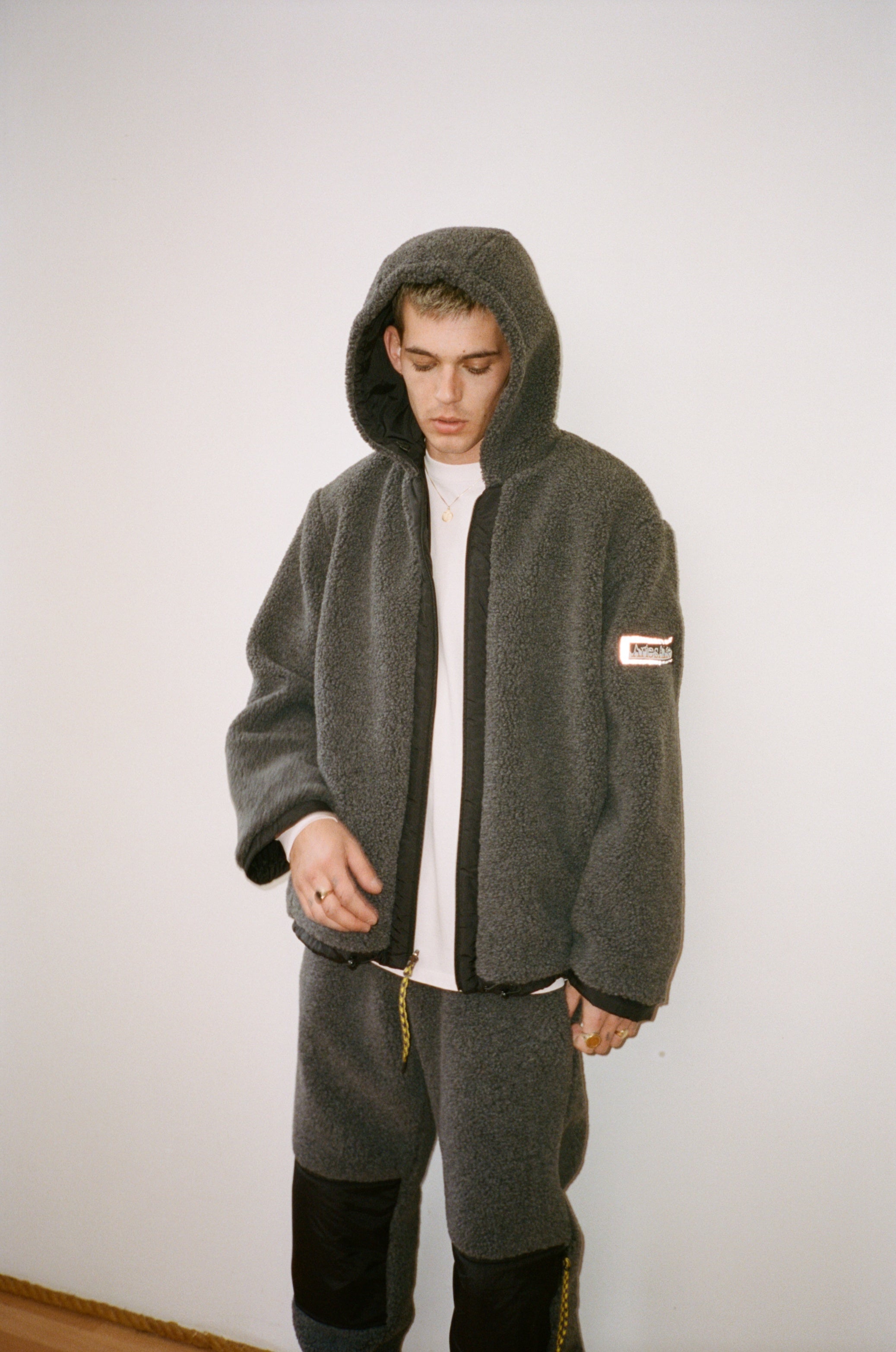 Reversible Plain Fleece Parka