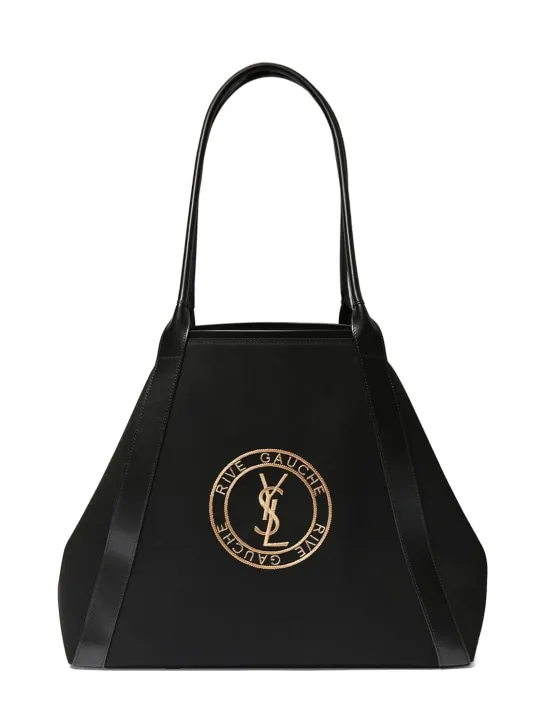 Saint Laurent   Rive Gauche cabas cotton tote bag 