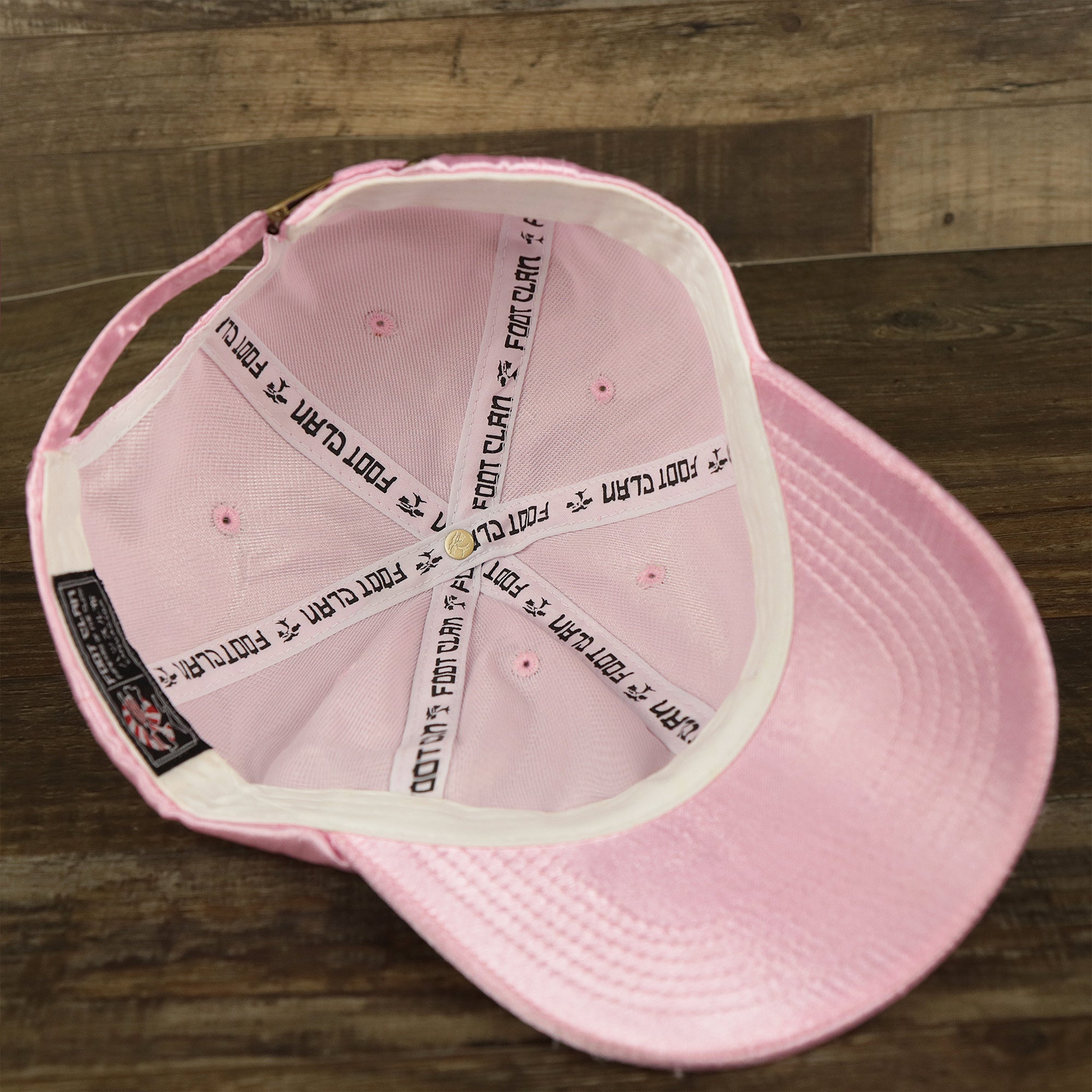 Satin Blank Cherry Blossom Pink Baseball Hat | Light Pink Dad Hat